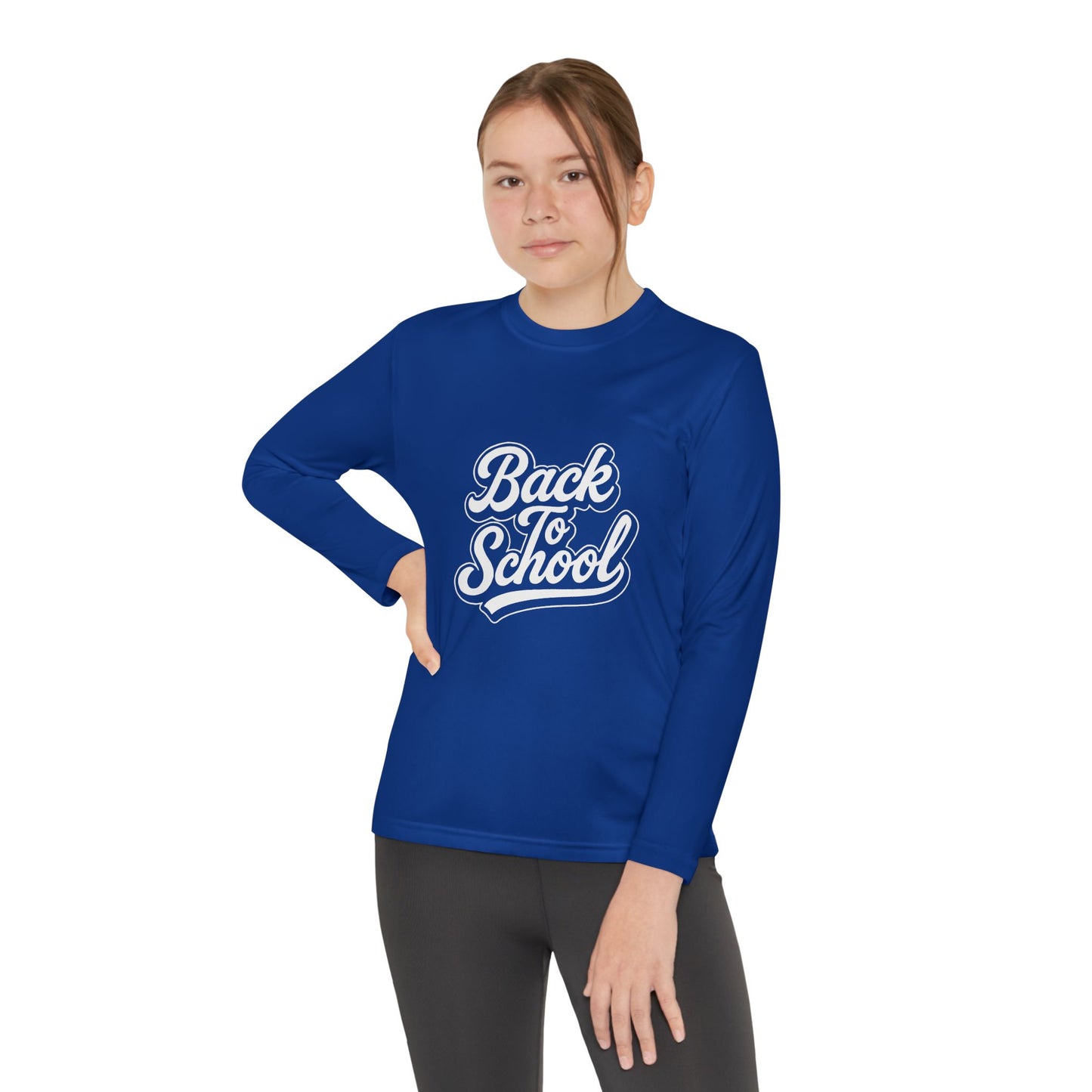 Youth Long Sleeve Back to School T-Shirt – Comfortable Kids Shirt, Stylish Student Apparel, Perfect for Everyday School Wear