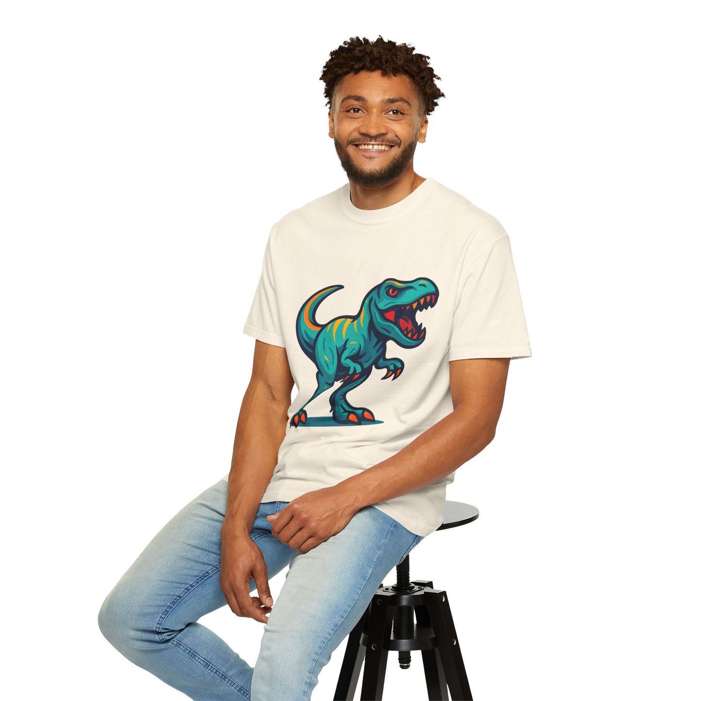 Dinosaur T-Shirt | Fun Cartoon Dino Graphic Tee for Kids & Adults | Unisex Casual Apparel | Perfect Birthday & Holiday Gift