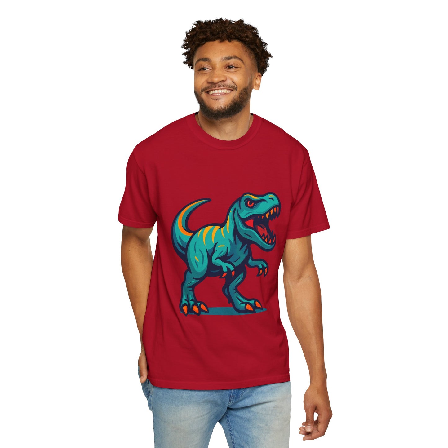 Dinosaur T-Shirt | Fun Cartoon Dino Graphic Tee for Kids & Adults | Unisex Casual Apparel | Perfect Birthday & Holiday Gift