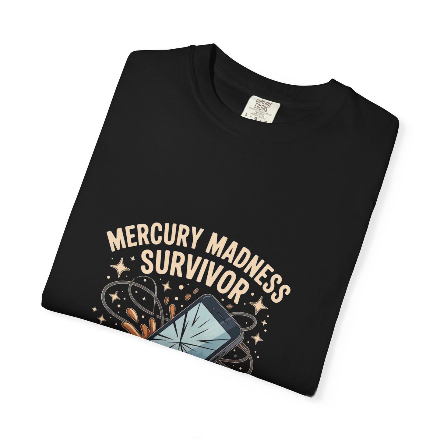 Mercury Madness Survivor T-Shirt | Funny Astrology Tee, Unisex Graphic Shirt, Cute Gift for Astrologers, Birthday Gift, Zodiac Lovers