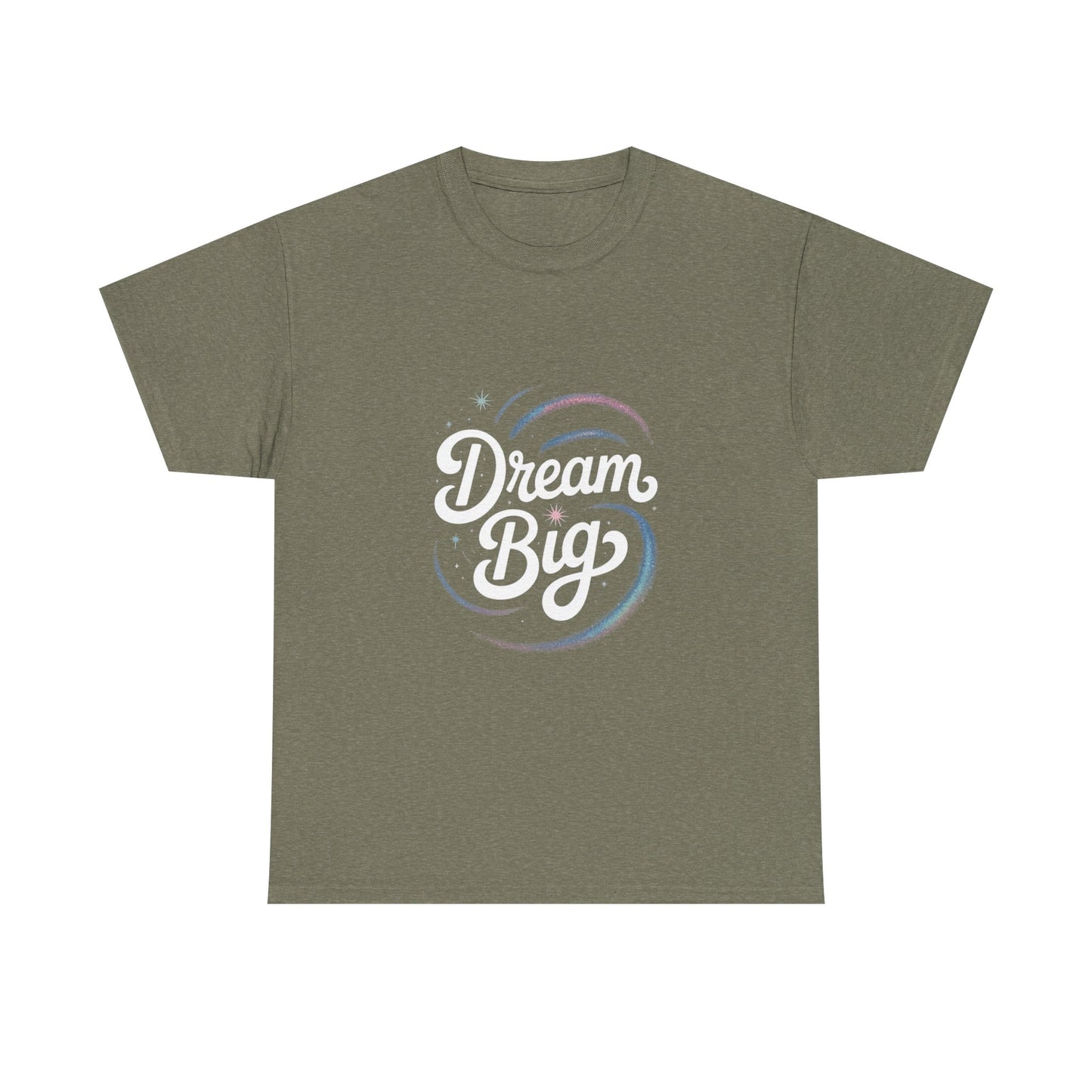 Dream Big Unisex Cotton Tee - Inspirational Shirt for Dreamers, Motivational Gift, Everyday Wear, Self-Confidence Reminder, Casual Style