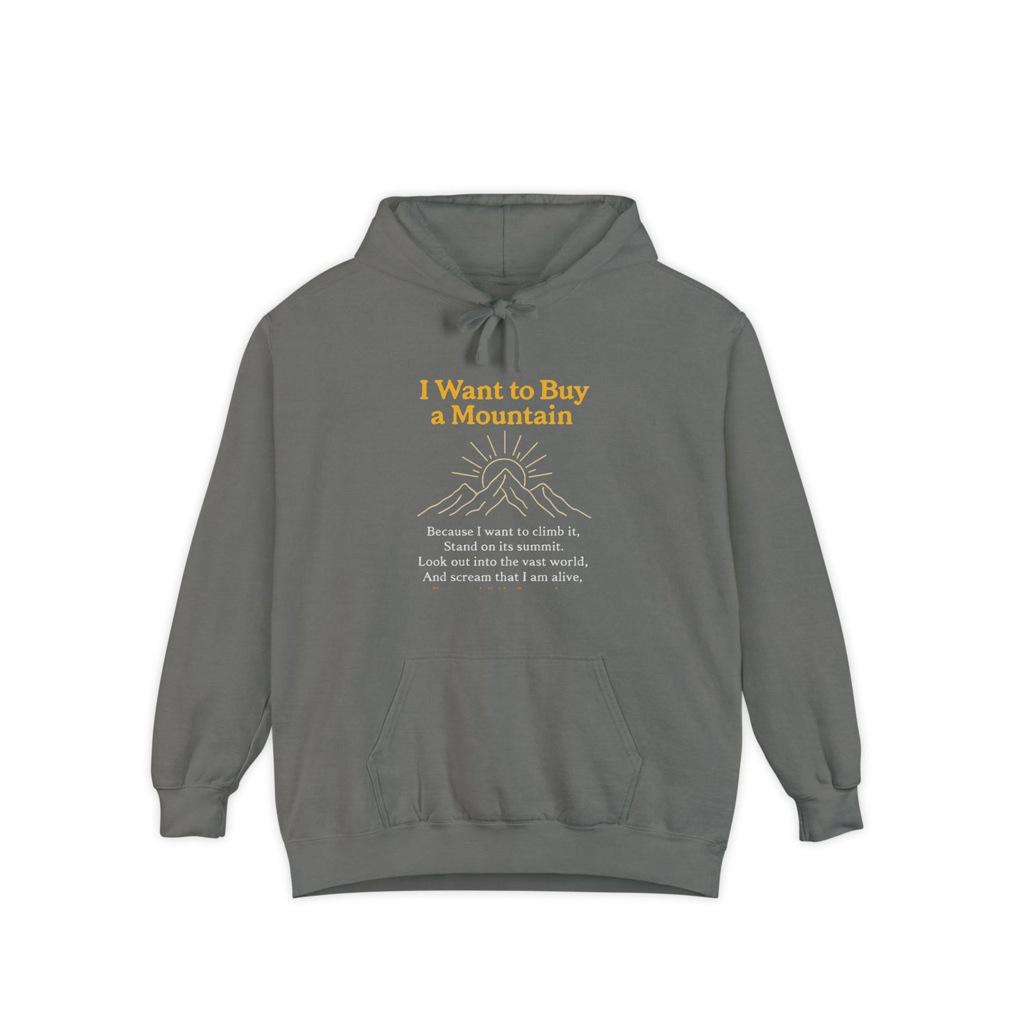 Mountain Lover's Hoodie - Cozy Gift for Adventurers, Perfect for Nature Walks, Outdoor Events, Birthday Present, Travel Enthusiasts