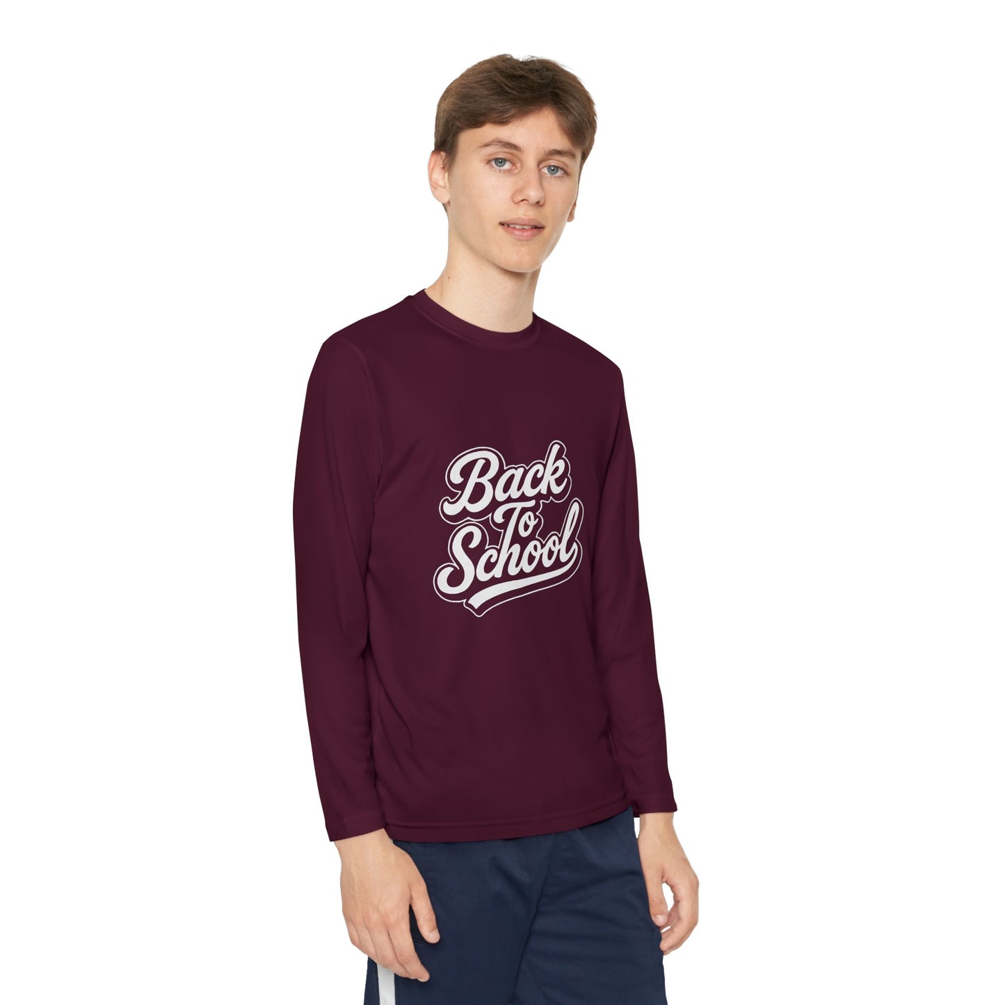 Youth Long Sleeve Back to School T-Shirt – Comfortable Kids Shirt, Stylish Student Apparel, Perfect for Everyday School Wear
