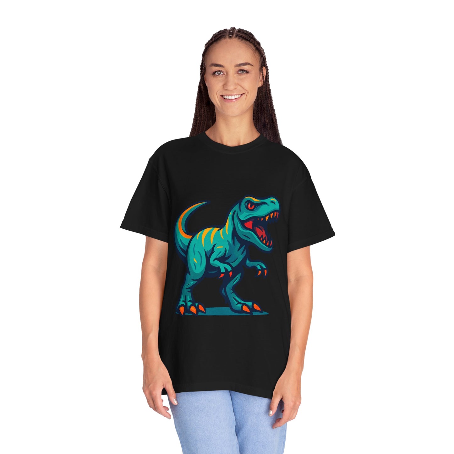 Dinosaur T-Shirt | Fun Cartoon Dino Graphic Tee for Kids & Adults | Unisex Casual Apparel | Perfect Birthday & Holiday Gift