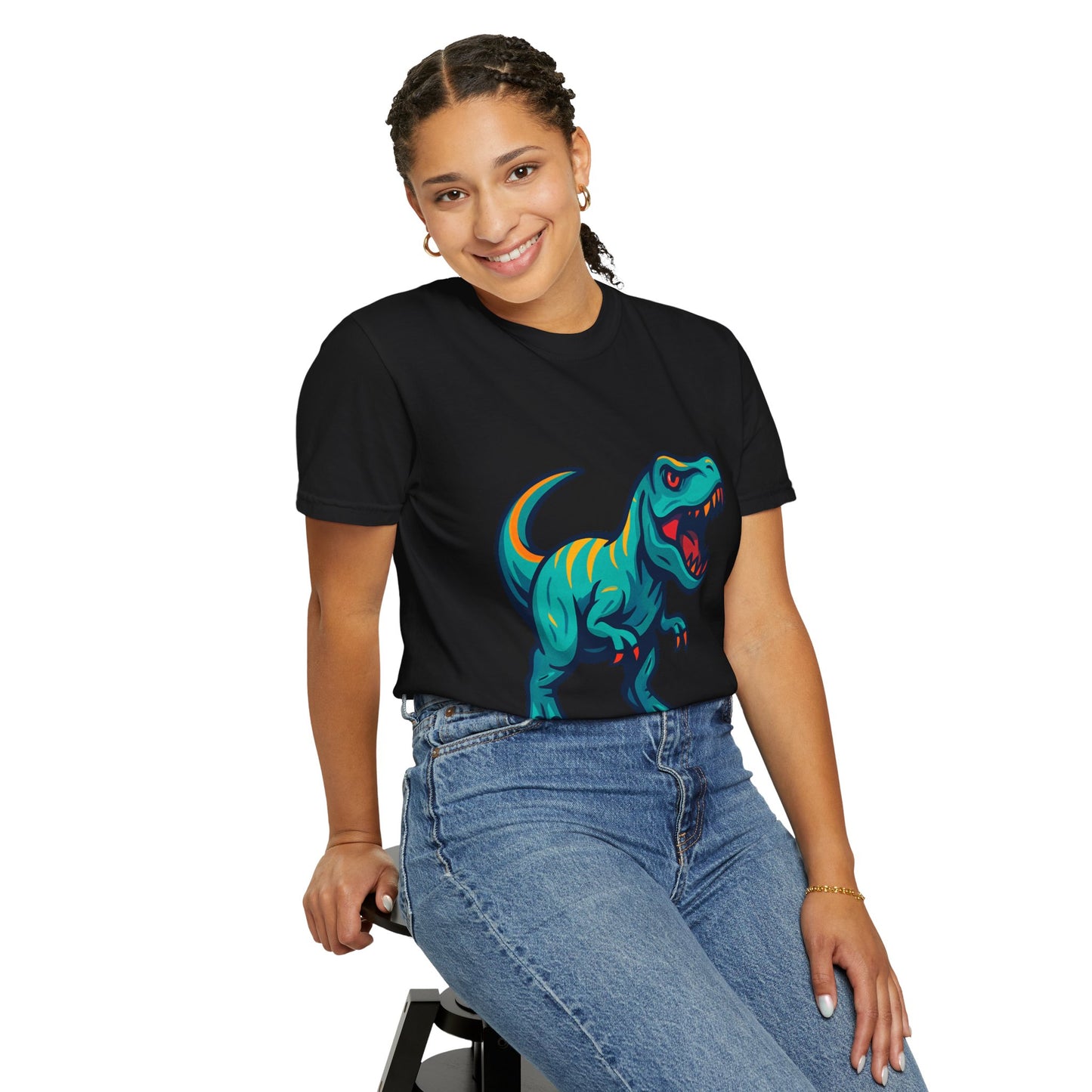 Dinosaur T-Shirt | Fun Cartoon Dino Graphic Tee for Kids & Adults | Unisex Casual Apparel | Perfect Birthday & Holiday Gift