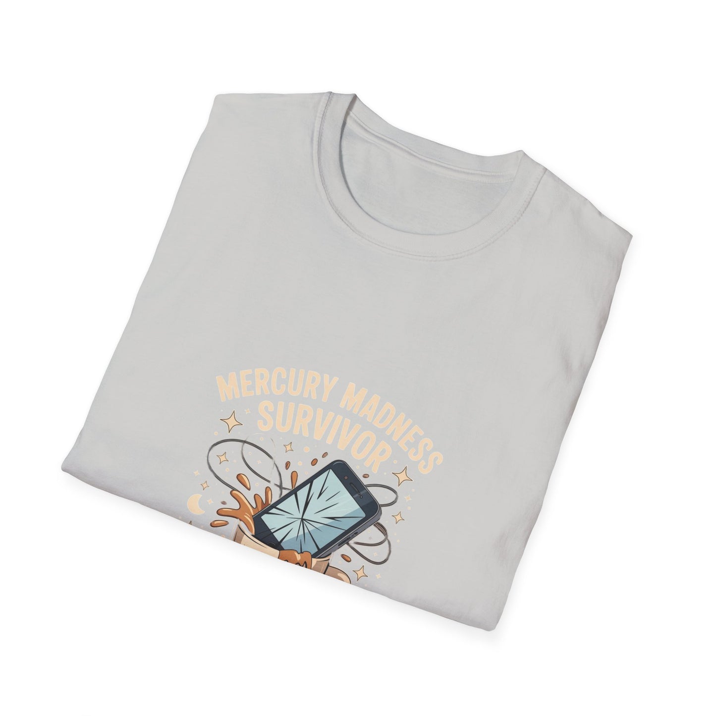 Mercury Madness Survivor T-Shirt, Astrology Tee, Unisex Graphic Tee, Cosmic Humor Tee, Horoscope Shirt, Gift for Astrology Lovers
