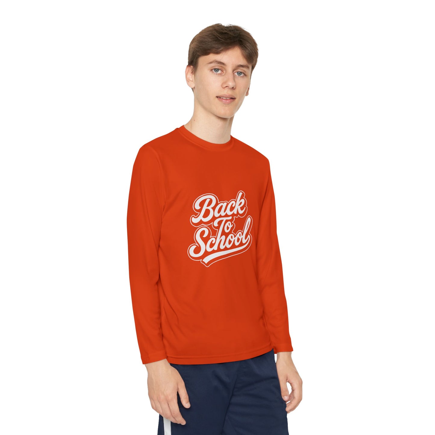 Youth Long Sleeve Back to School T-Shirt – Comfortable Kids Shirt, Stylish Student Apparel, Perfect for Everyday School Wear