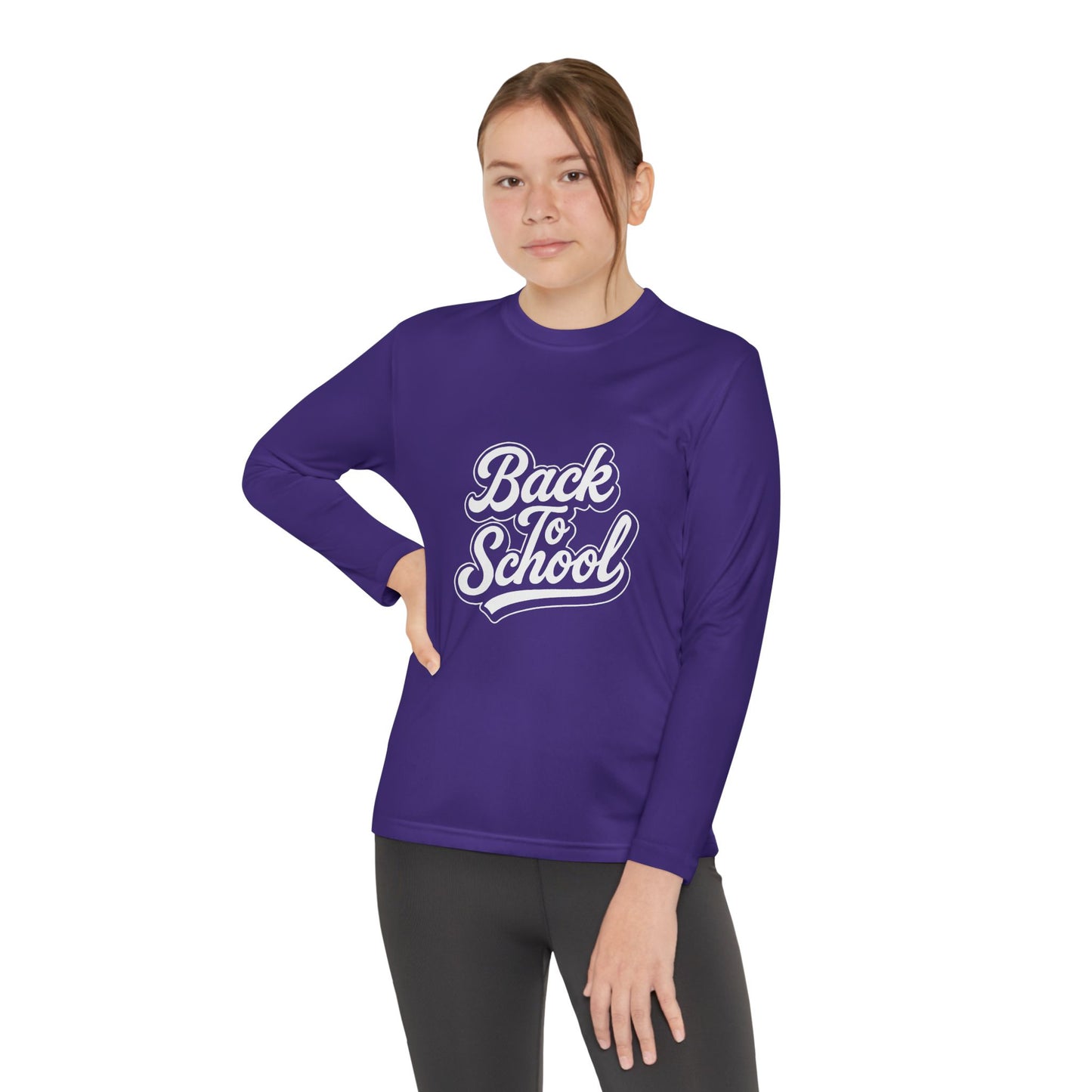 Youth Long Sleeve Back to School T-Shirt – Comfortable Kids Shirt, Stylish Student Apparel, Perfect for Everyday School Wear
