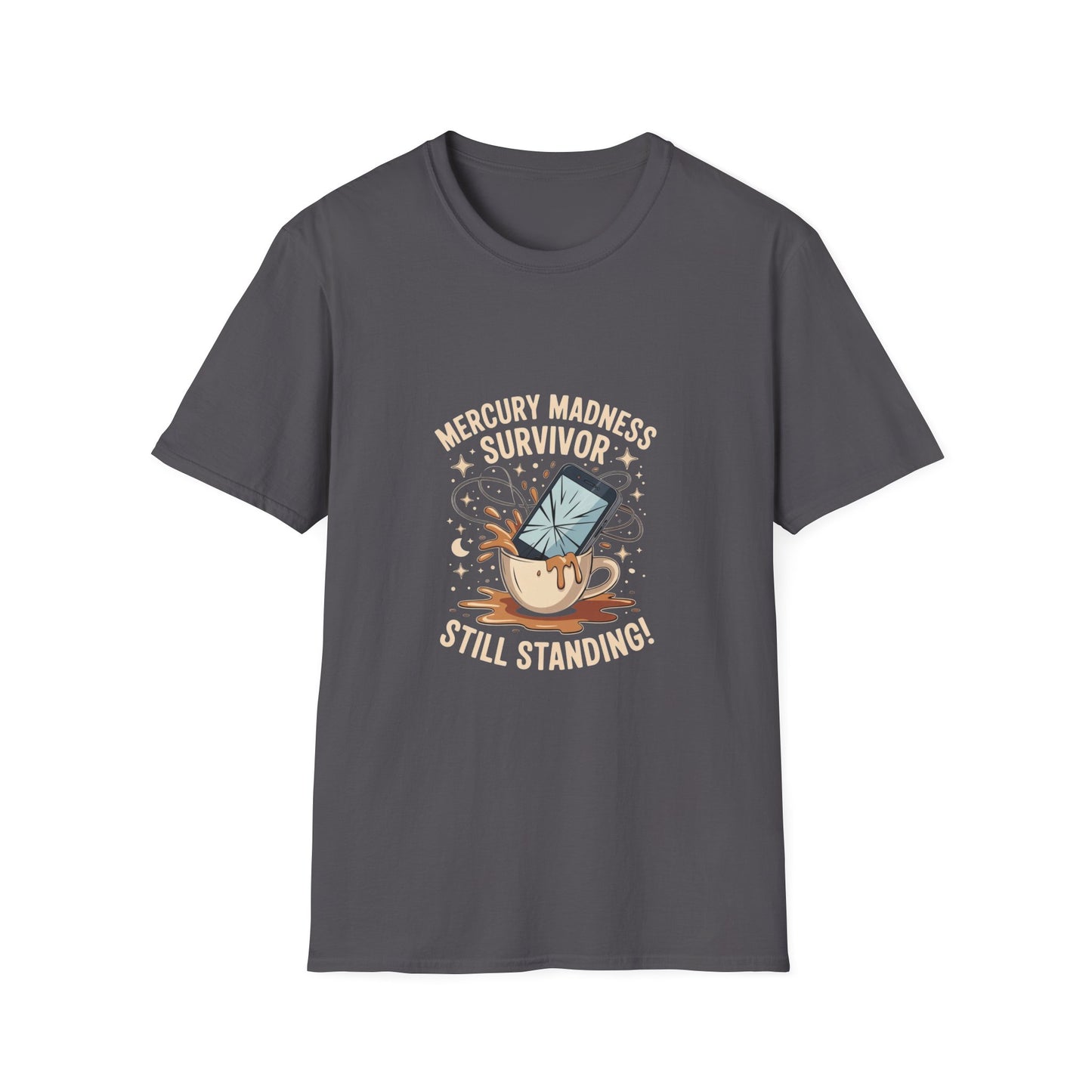 Mercury Madness Survivor T-Shirt, Astrology Tee, Unisex Graphic Tee, Cosmic Humor Tee, Horoscope Shirt, Gift for Astrology Lovers