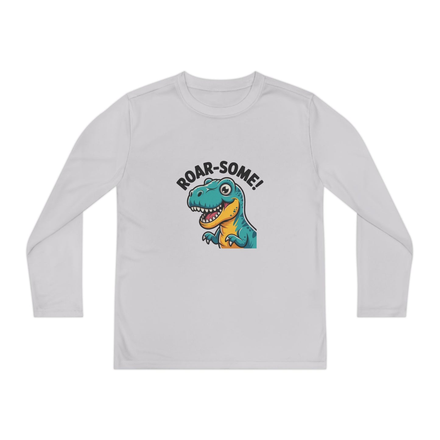 Youth Dinosaur Long Sleeve T-Shirt | Funny Kids Dino Tee | Playful Birthday & Holiday Gift Apparel