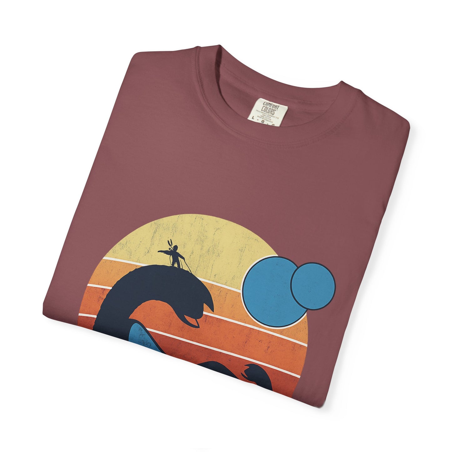 Surf Arrakis Unisex Garment-Dyed T-Shirt, Beach Tee, Summer Shirt, Gift for Surfers, Retro Style T-Shirt