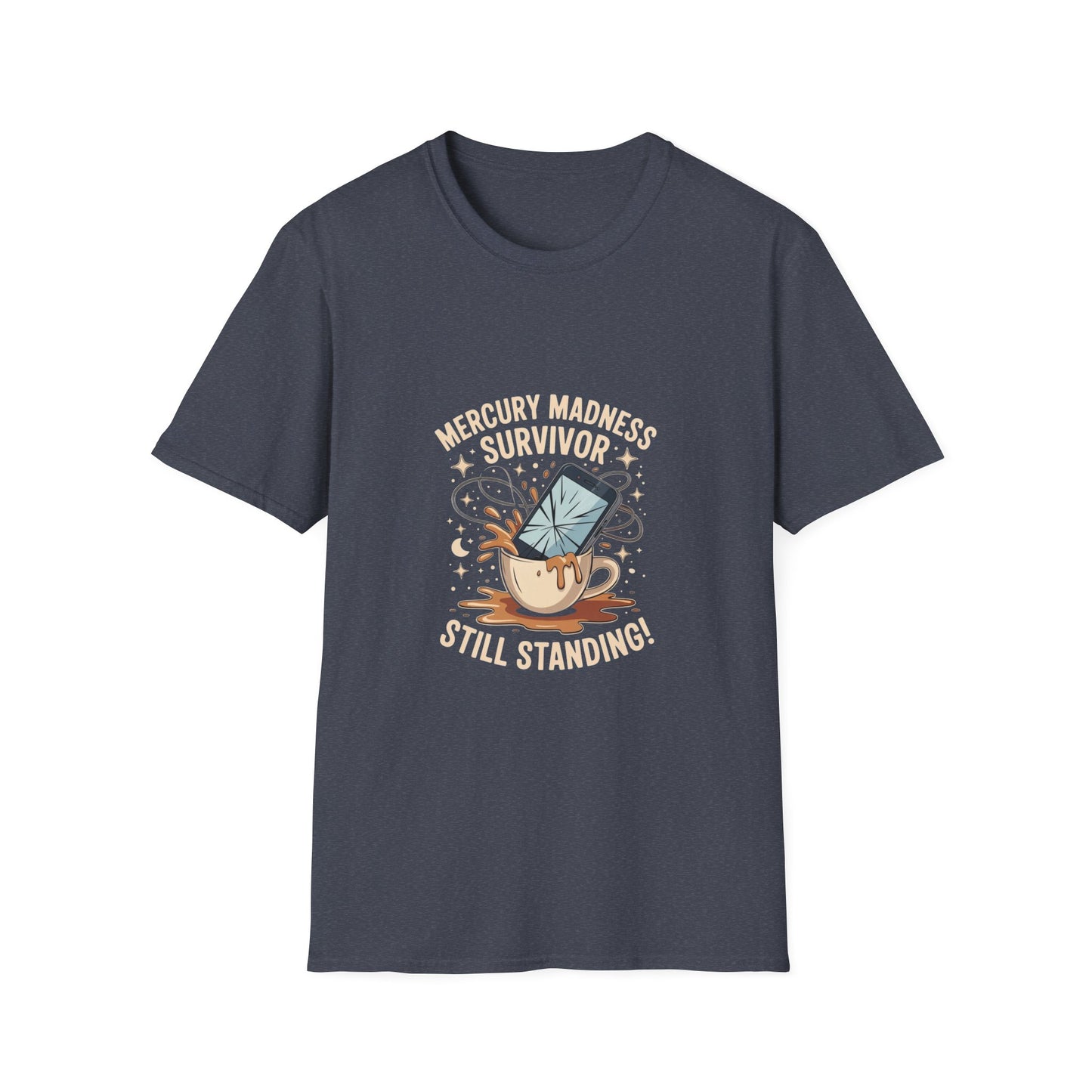 Mercury Madness Survivor T-Shirt, Astrology Tee, Unisex Graphic Tee, Cosmic Humor Tee, Horoscope Shirt, Gift for Astrology Lovers