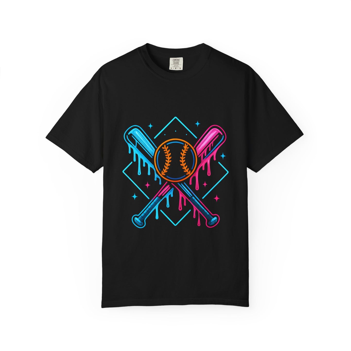 Vintage Baseball Drip T-Shirt – Soft Cotton Unisex Tee for Sports Fans, Retro Casual Wear & Gift Idea