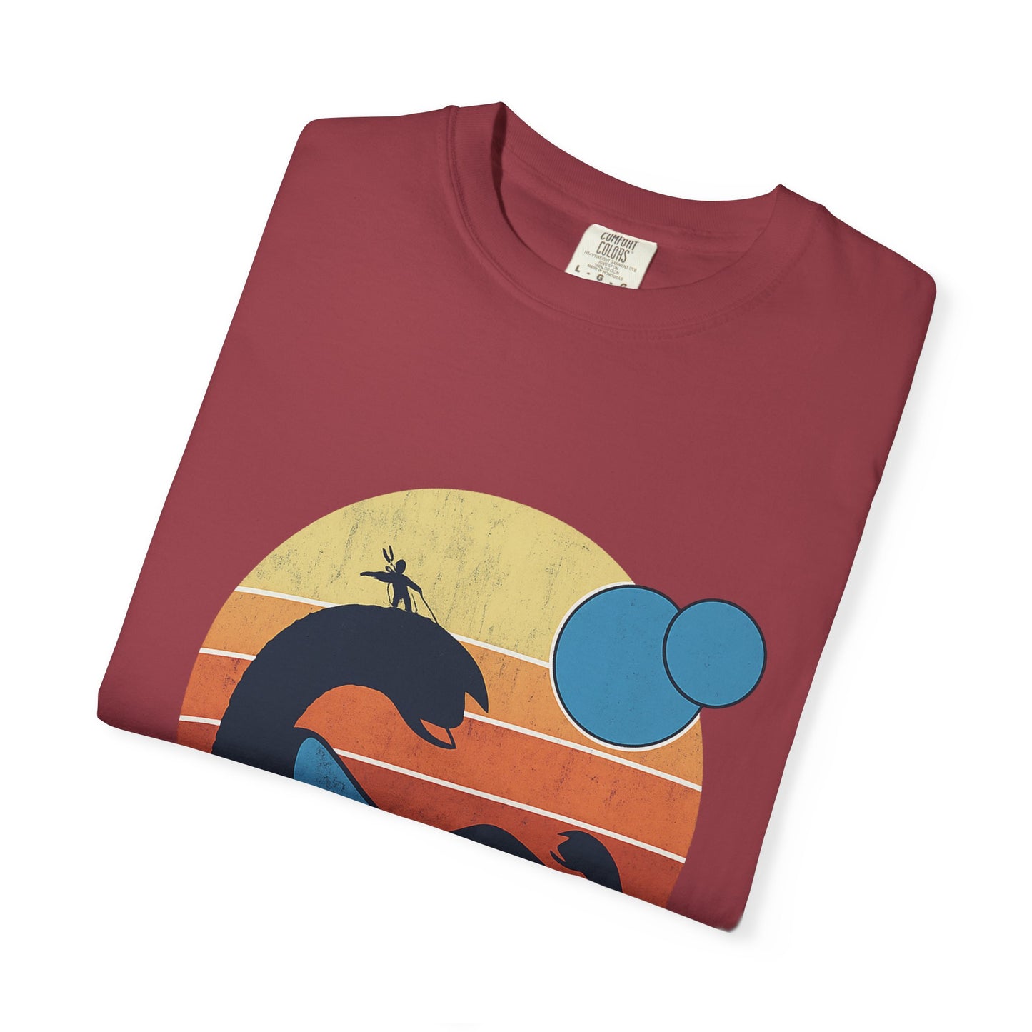 Surf Arrakis Unisex Garment-Dyed T-Shirt, Beach Tee, Summer Shirt, Gift for Surfers, Retro Style T-Shirt