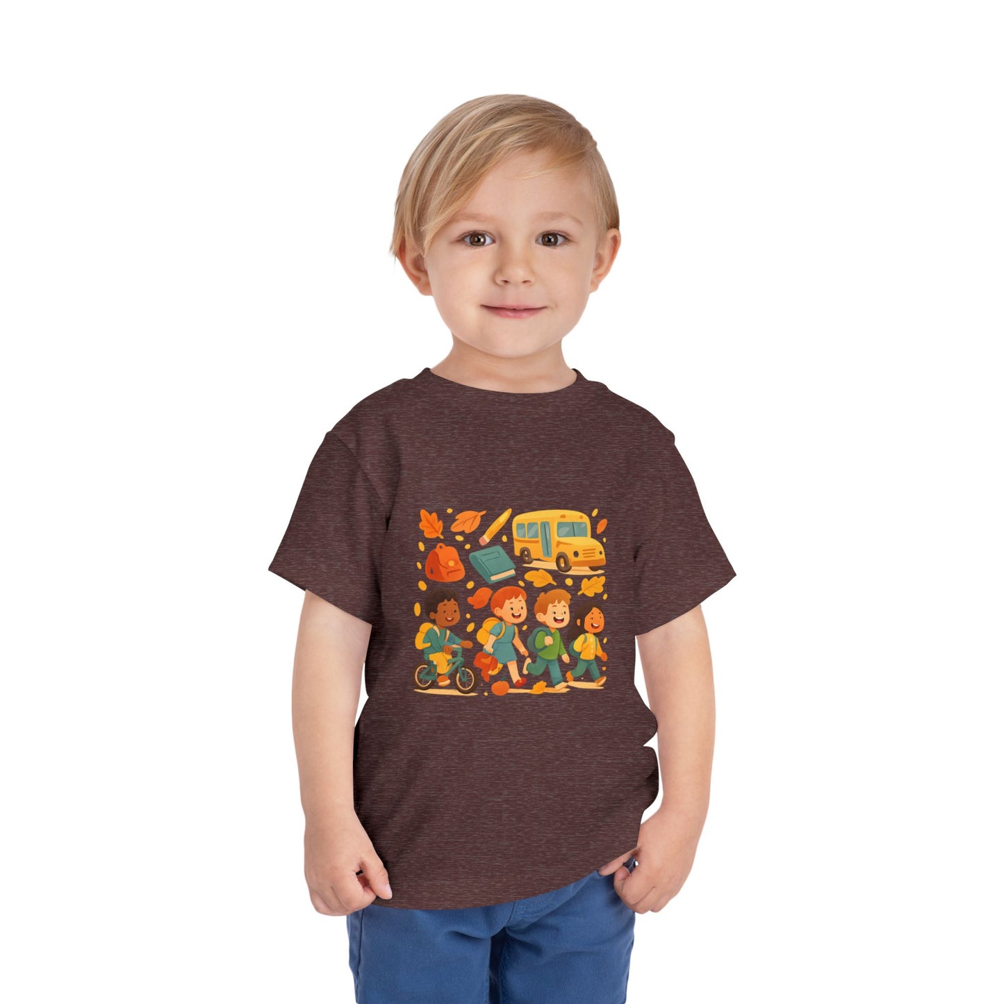 Toddler Adventure T-Shirt – Fun Kids Short Sleeve Graphic Tee, Back to School Shirt, Playtime & Autumn Vibes Apparel, Cute Toddler Gift