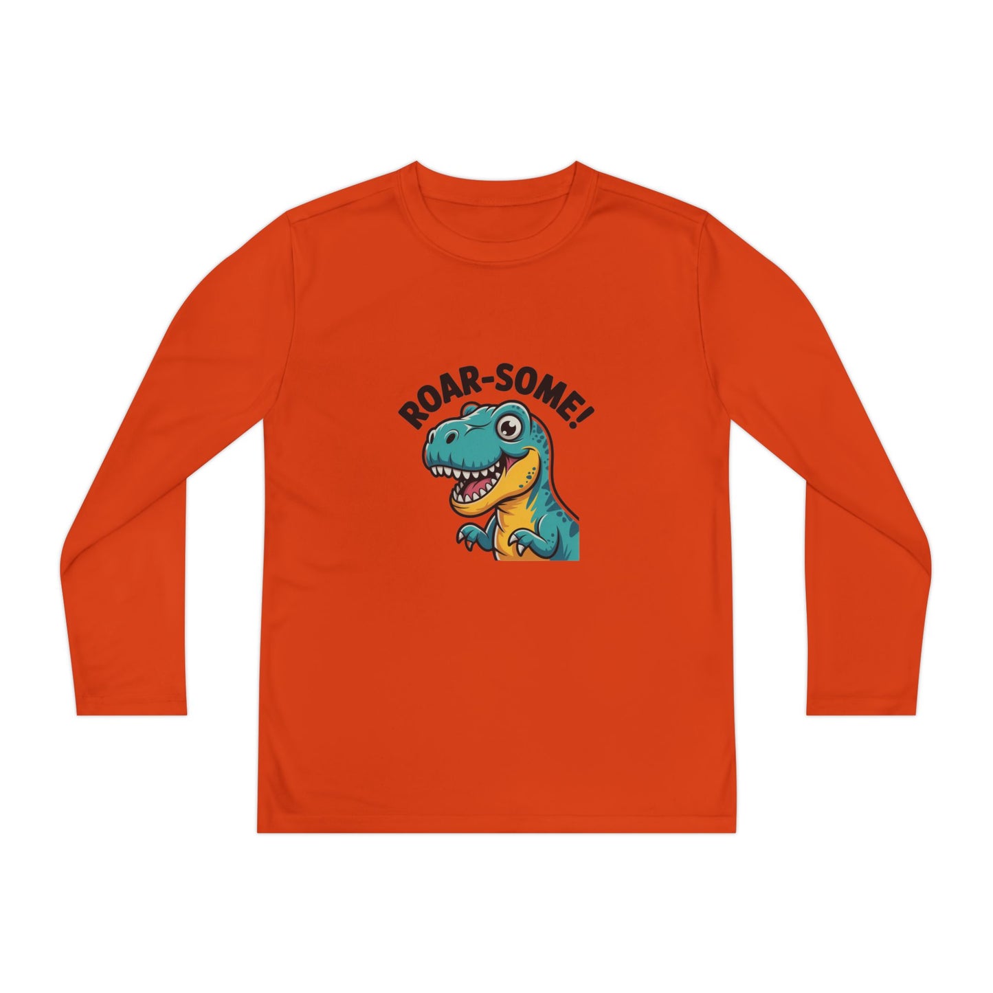 Youth Dinosaur Long Sleeve T-Shirt | Funny Kids Dino Tee | Playful Birthday & Holiday Gift Apparel