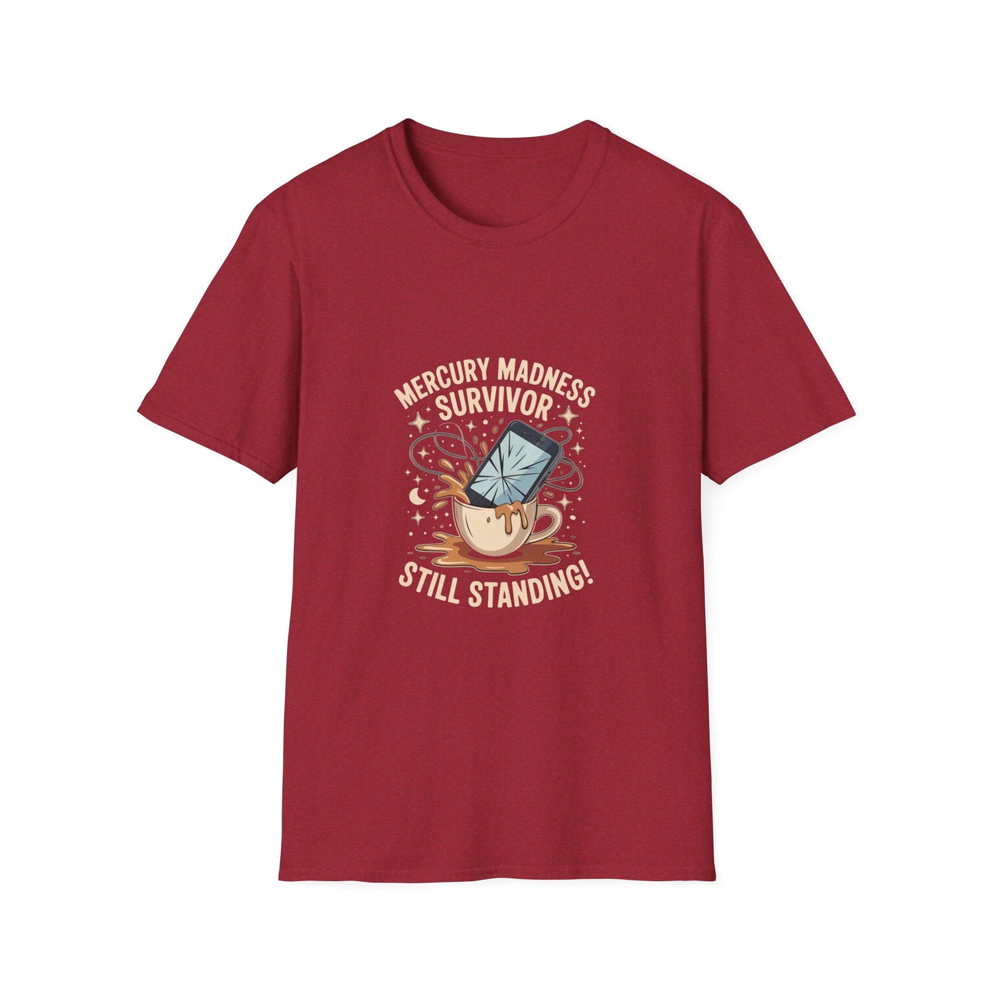 Mercury Madness Survivor T-Shirt, Astrology Tee, Unisex Graphic Tee, Cosmic Humor Tee, Horoscope Shirt, Gift for Astrology Lovers