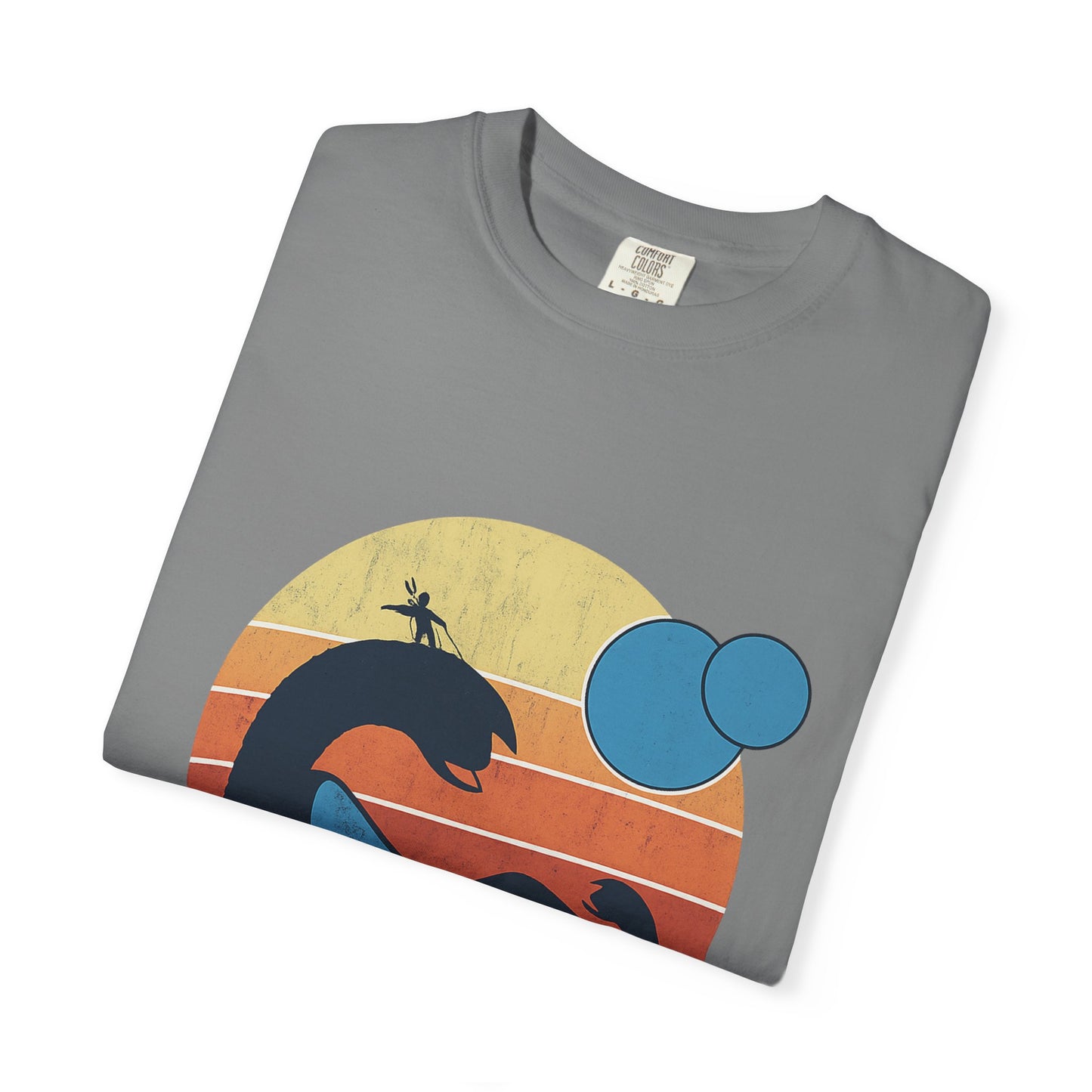 Surf Arrakis Unisex Garment-Dyed T-Shirt, Beach Tee, Summer Shirt, Gift for Surfers, Retro Style T-Shirt