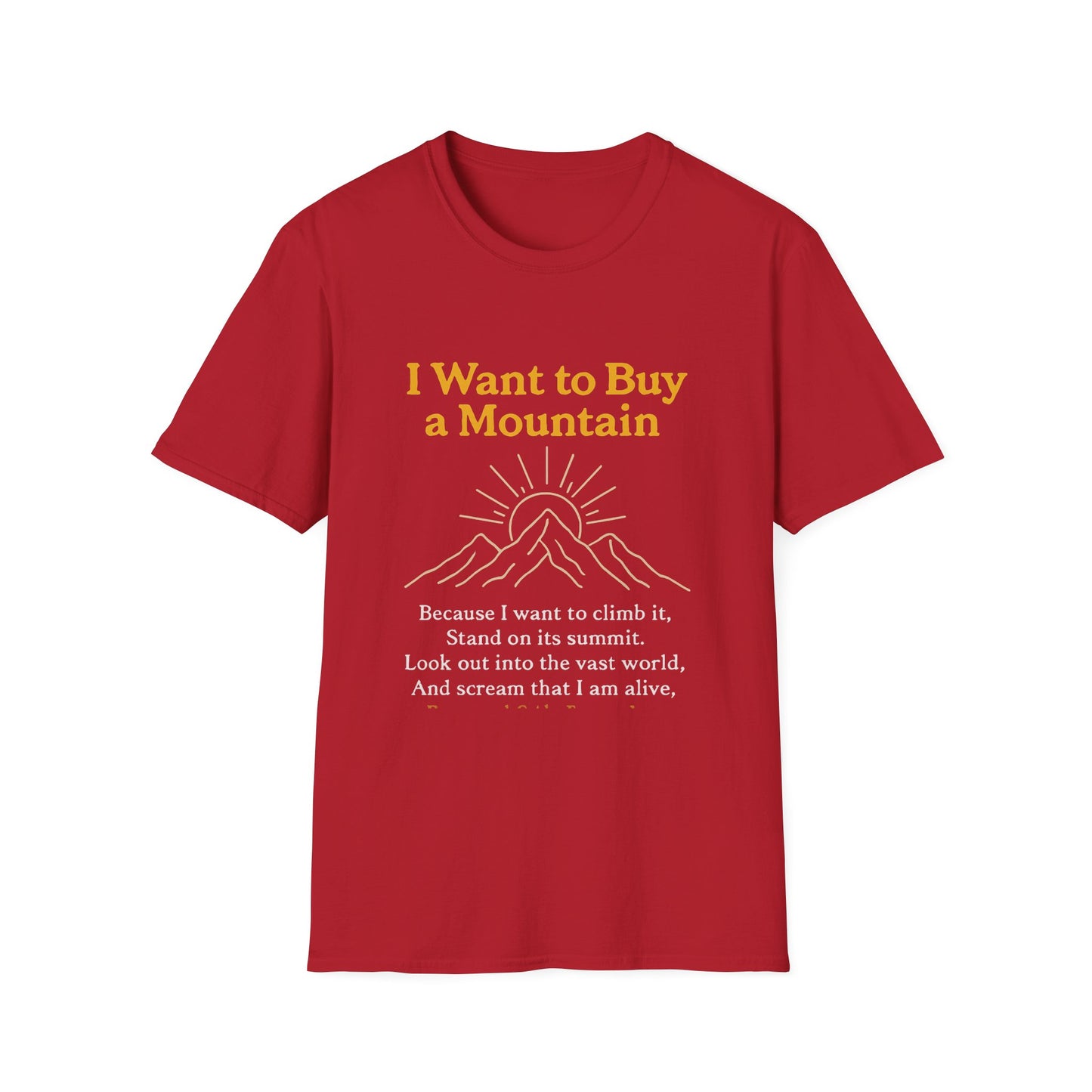 Adventure Awaits T-Shirt, Nature Lover Tee, Mountain Vibes Tee, Inspirational Quote Shirt, Gift for Hikers, Unisex Graphic T-Shirt
