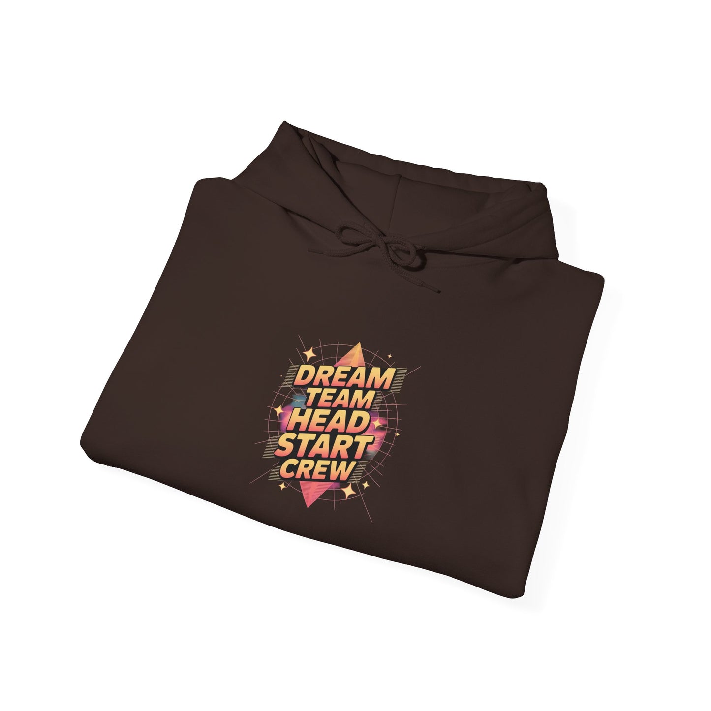 Dream Team Head Start Crew Hoodie - Cozy Unisex Sweatshirt for Motivation, Casual Wear, Gift Ideas, Team Spirit, Everyday Comfort