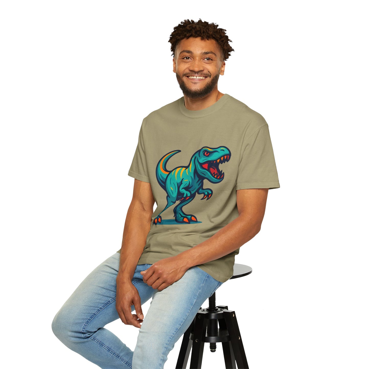 Dinosaur T-Shirt | Fun Cartoon Dino Graphic Tee for Kids & Adults | Unisex Casual Apparel | Perfect Birthday & Holiday Gift
