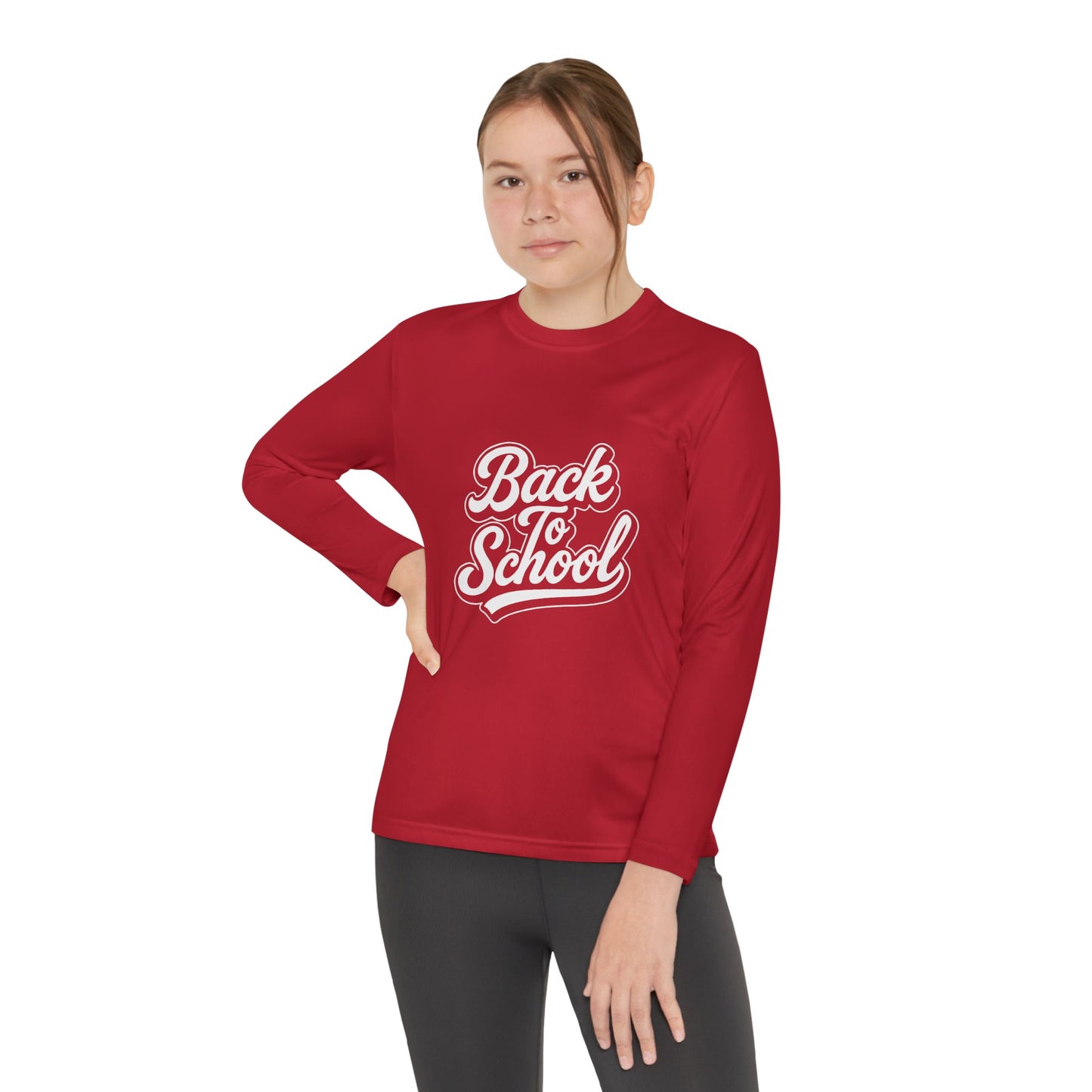 Youth Long Sleeve Back to School T-Shirt – Comfortable Kids Shirt, Stylish Student Apparel, Perfect for Everyday School Wear