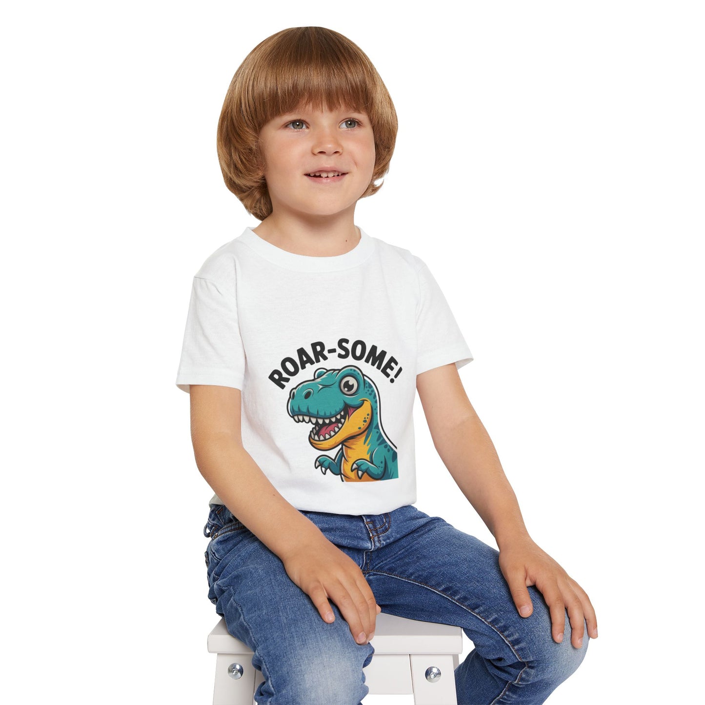Dinosaur Toddler T-Shirt | Cute Kids Dino Tee | Fun Birthday Gift | Playful Roar-some Toddler Apparel