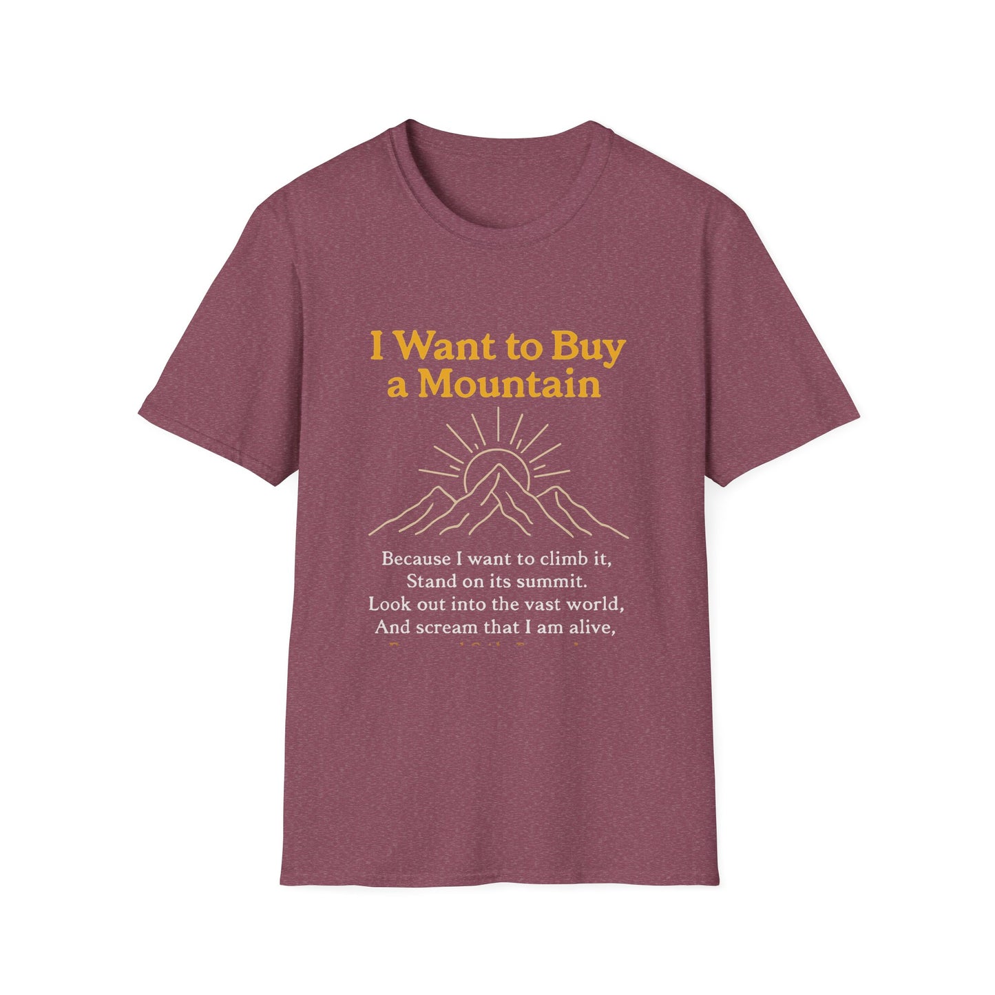 Adventure Awaits T-Shirt, Nature Lover Tee, Mountain Vibes Tee, Inspirational Quote Shirt, Gift for Hikers, Unisex Graphic T-Shirt