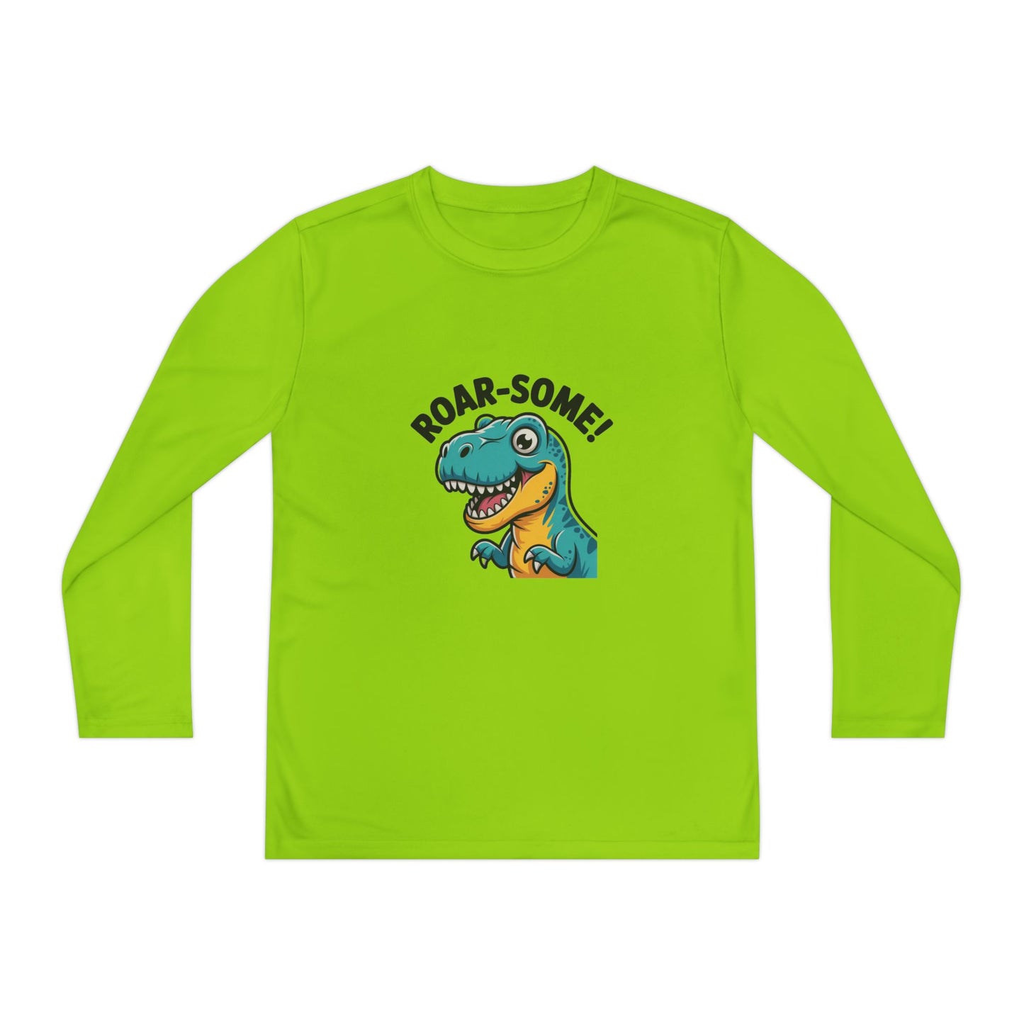 Youth Dinosaur Long Sleeve T-Shirt | Funny Kids Dino Tee | Playful Birthday & Holiday Gift Apparel