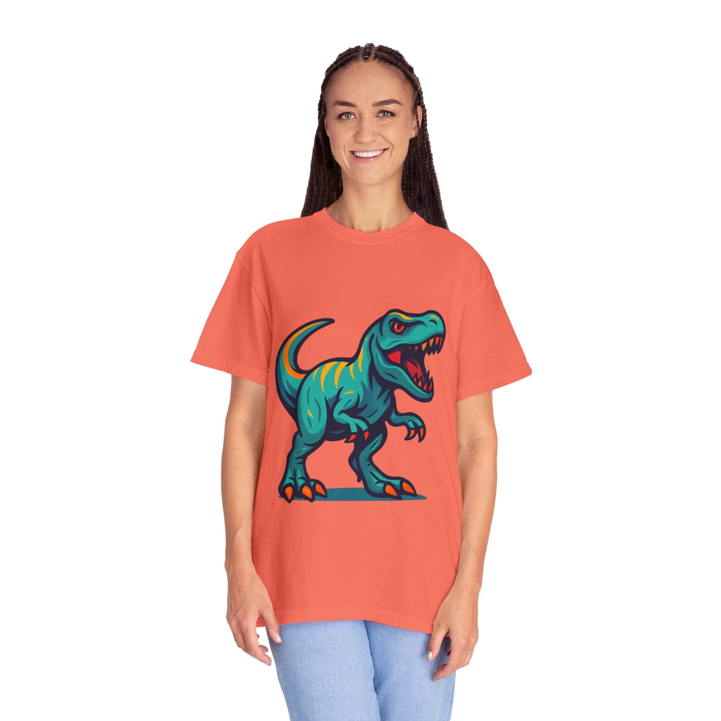 Dinosaur T-Shirt | Fun Cartoon Dino Graphic Tee for Kids & Adults | Unisex Casual Apparel | Perfect Birthday & Holiday Gift