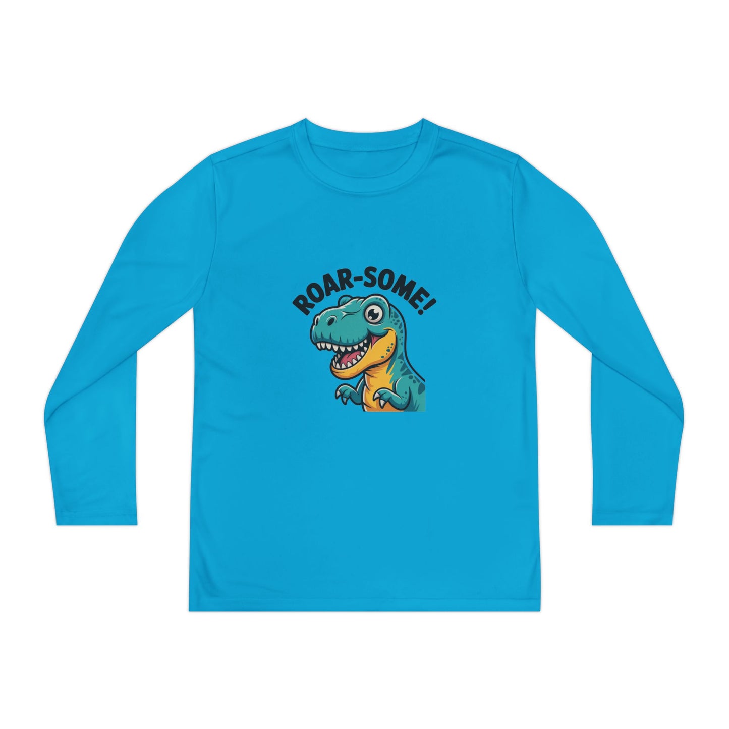 Youth Dinosaur Long Sleeve T-Shirt | Funny Kids Dino Tee | Playful Birthday & Holiday Gift Apparel