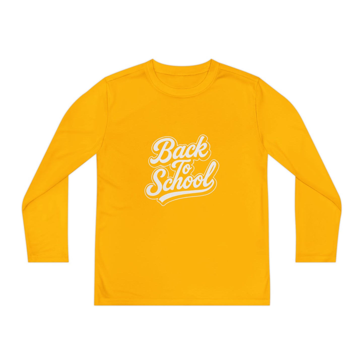 Youth Long Sleeve Back to School T-Shirt – Comfortable Kids Shirt, Stylish Student Apparel, Perfect for Everyday School Wear