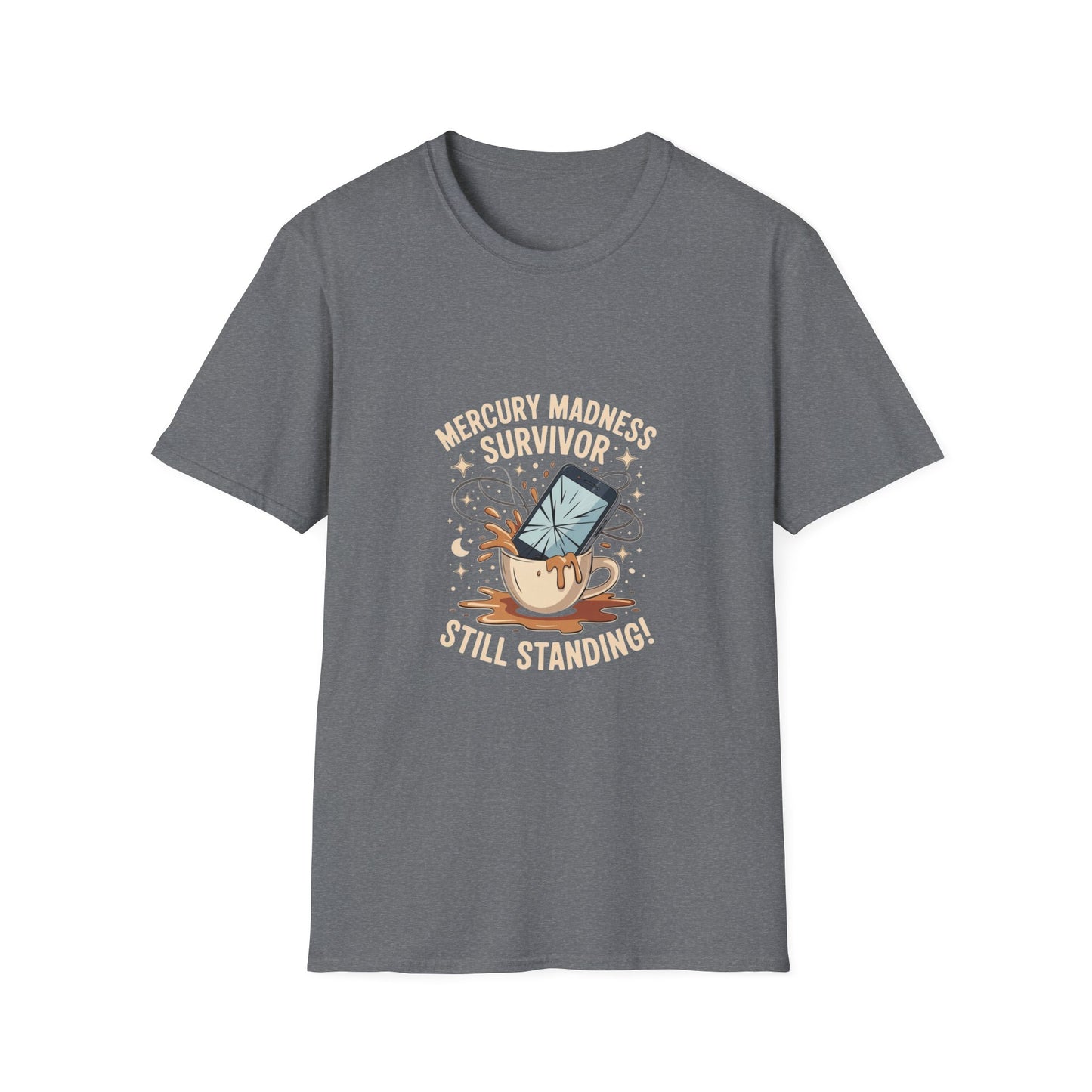 Mercury Madness Survivor T-Shirt, Astrology Tee, Unisex Graphic Tee, Cosmic Humor Tee, Horoscope Shirt, Gift for Astrology Lovers