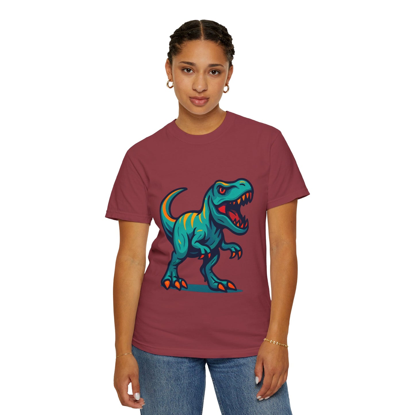 Dinosaur T-Shirt | Fun Cartoon Dino Graphic Tee for Kids & Adults | Unisex Casual Apparel | Perfect Birthday & Holiday Gift