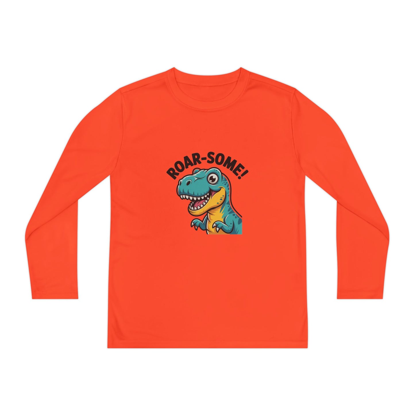 Youth Dinosaur Long Sleeve T-Shirt | Funny Kids Dino Tee | Playful Birthday & Holiday Gift Apparel