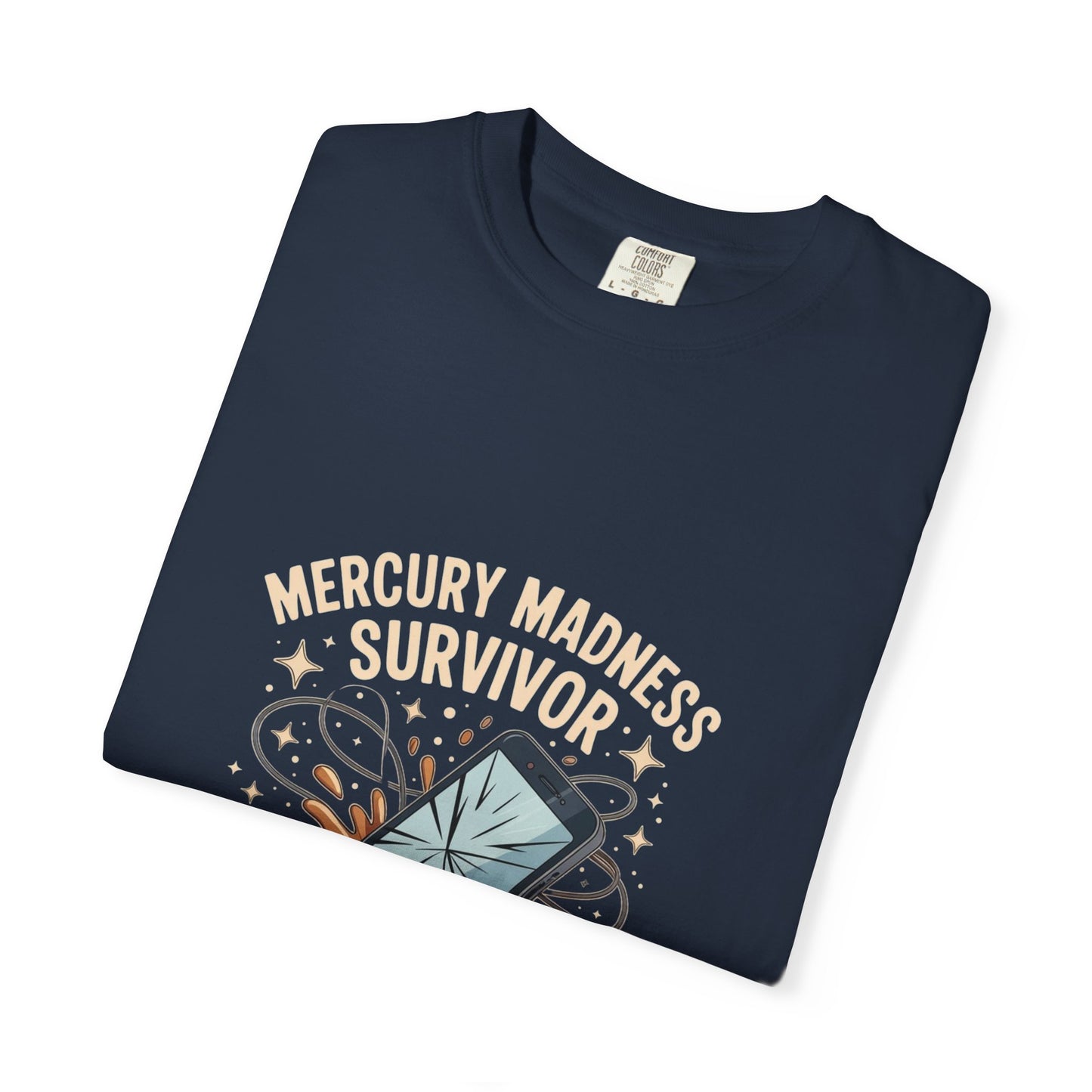 Mercury Madness Survivor T-Shirt | Funny Astrology Tee, Unisex Graphic Shirt, Cute Gift for Astrologers, Birthday Gift, Zodiac Lovers