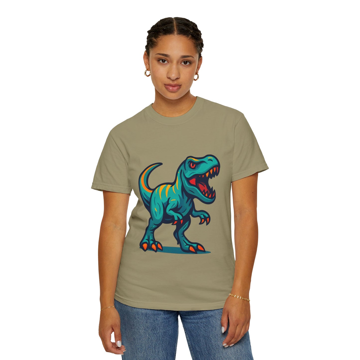 Dinosaur T-Shirt | Fun Cartoon Dino Graphic Tee for Kids & Adults | Unisex Casual Apparel | Perfect Birthday & Holiday Gift