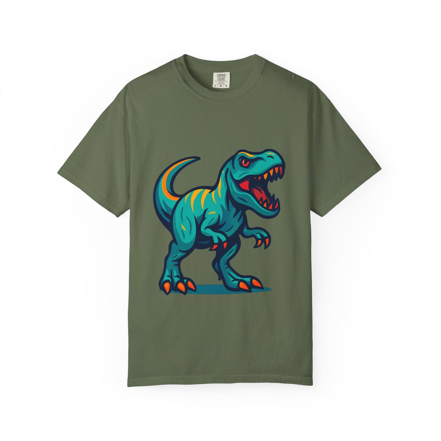 Dinosaur T-Shirt | Fun Cartoon Dino Graphic Tee for Kids & Adults | Unisex Casual Apparel | Perfect Birthday & Holiday Gift