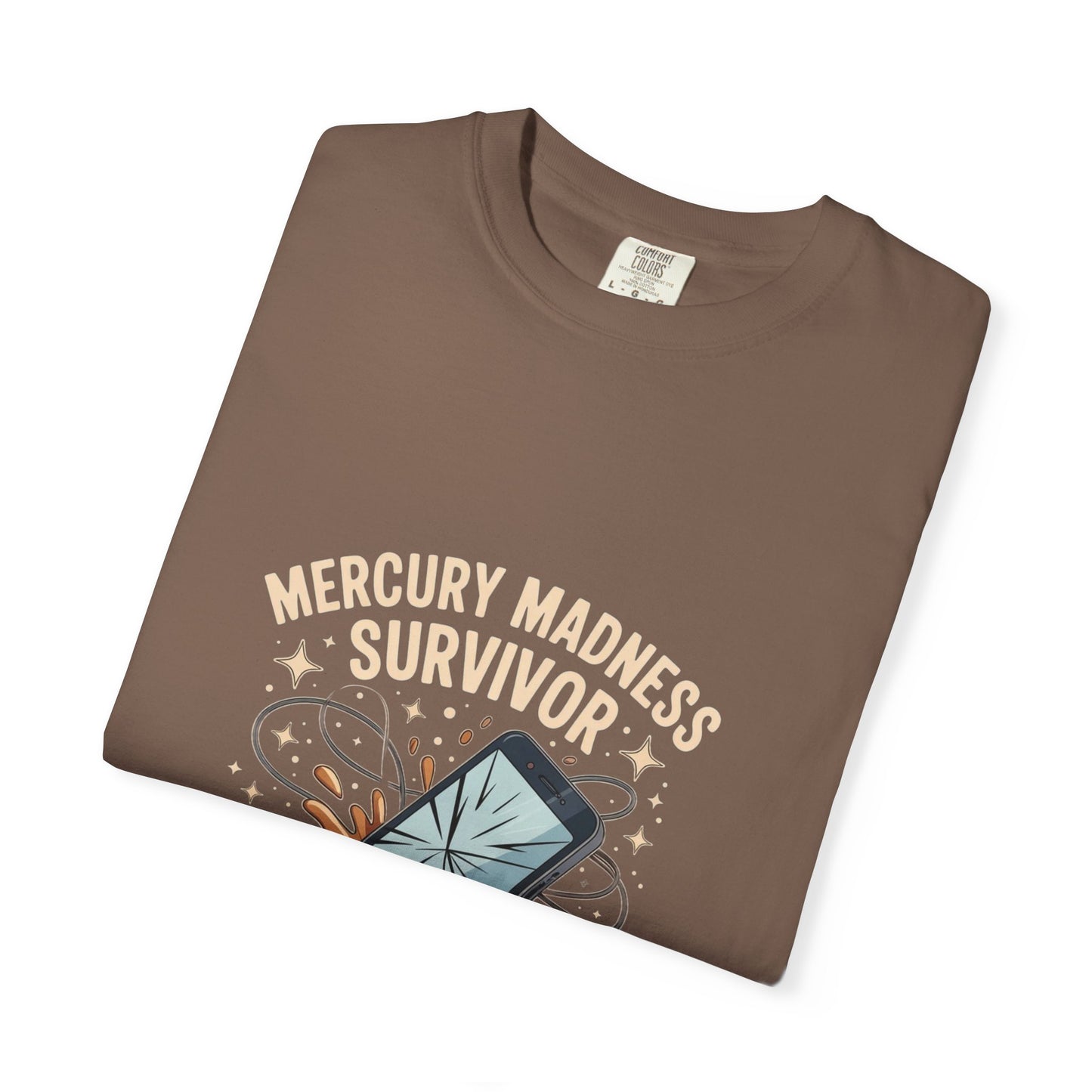 Mercury Madness Survivor T-Shirt | Funny Astrology Tee, Unisex Graphic Shirt, Cute Gift for Astrologers, Birthday Gift, Zodiac Lovers