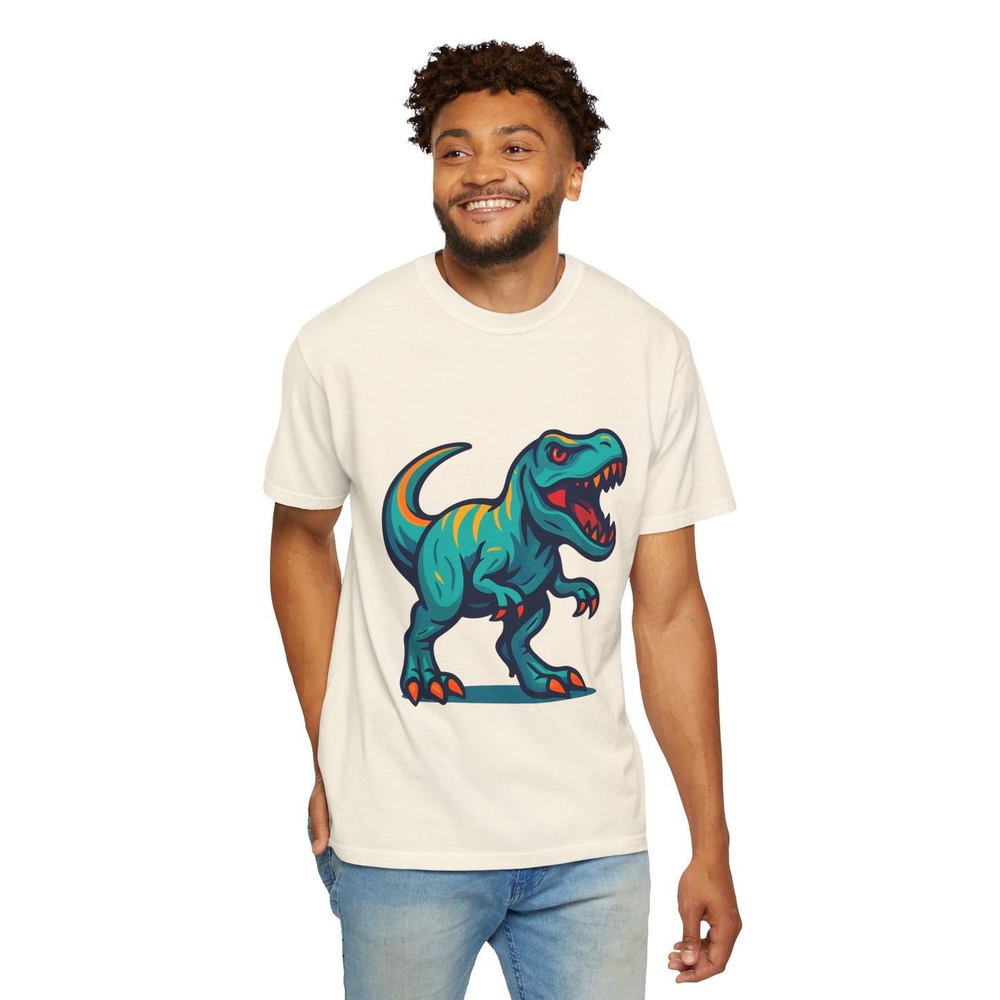 Dinosaur T-Shirt | Fun Cartoon Dino Graphic Tee for Kids & Adults | Unisex Casual Apparel | Perfect Birthday & Holiday Gift