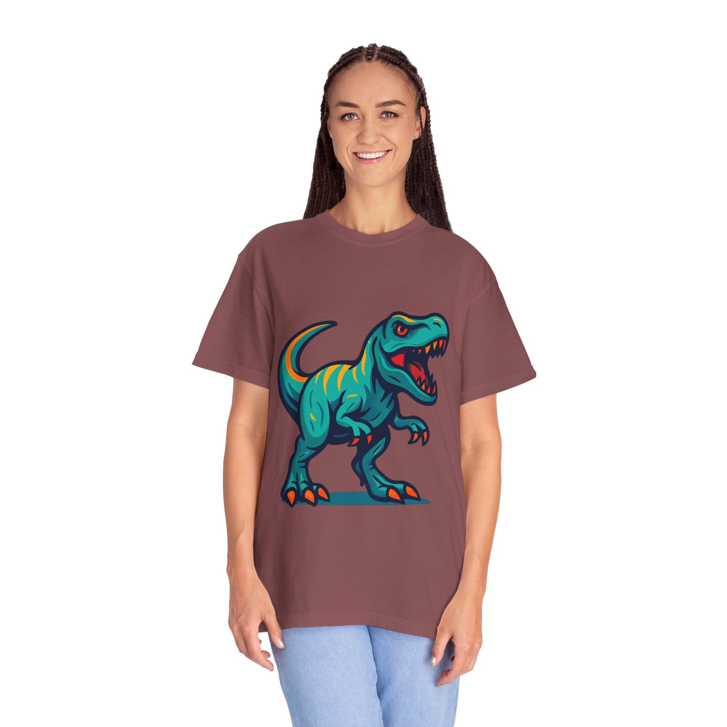 Dinosaur T-Shirt | Fun Cartoon Dino Graphic Tee for Kids & Adults | Unisex Casual Apparel | Perfect Birthday & Holiday Gift