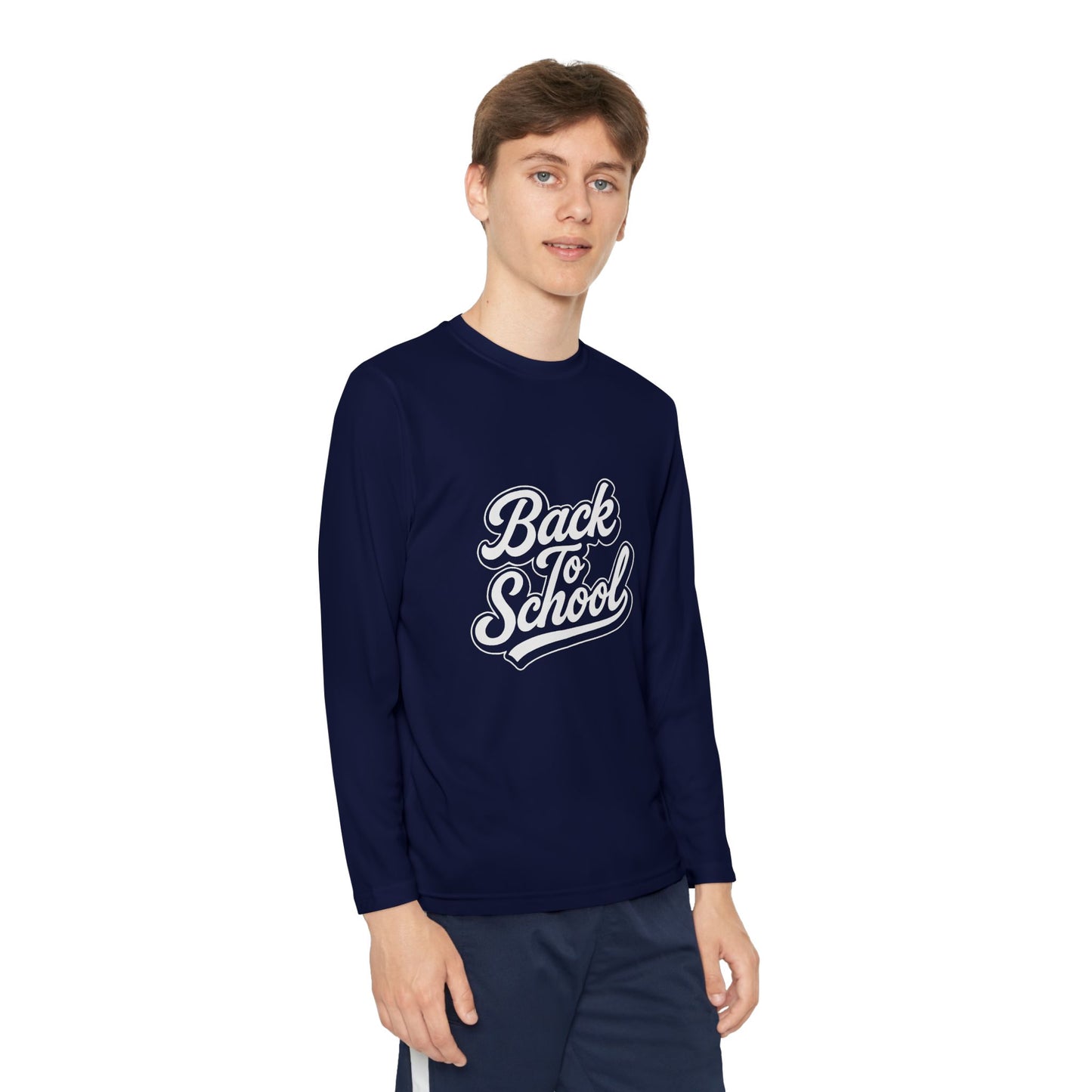 Youth Long Sleeve Back to School T-Shirt – Comfortable Kids Shirt, Stylish Student Apparel, Perfect for Everyday School Wear