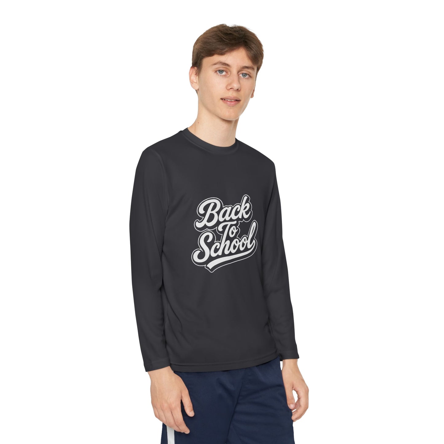Youth Long Sleeve Back to School T-Shirt – Comfortable Kids Shirt, Stylish Student Apparel, Perfect for Everyday School Wear