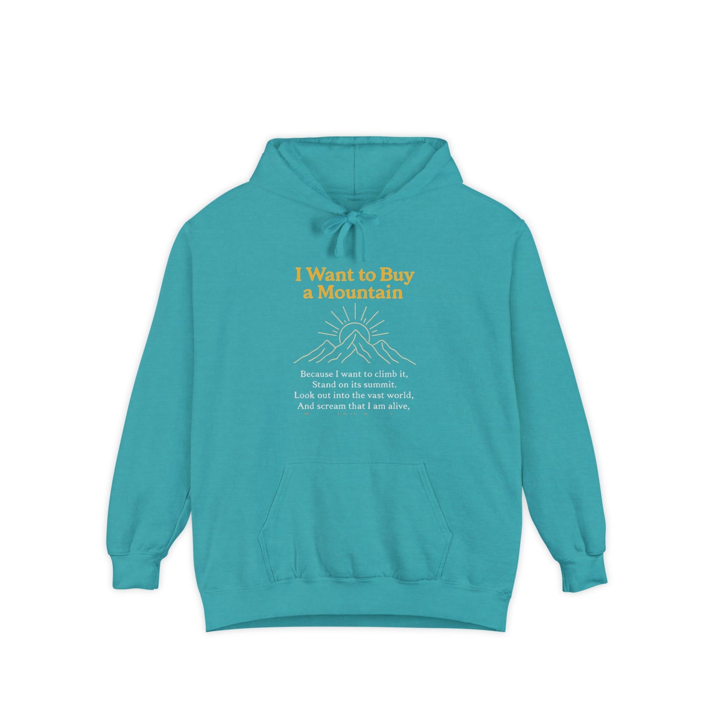 Mountain Lover's Hoodie - Cozy Gift for Adventurers, Perfect for Nature Walks, Outdoor Events, Birthday Present, Travel Enthusiasts
