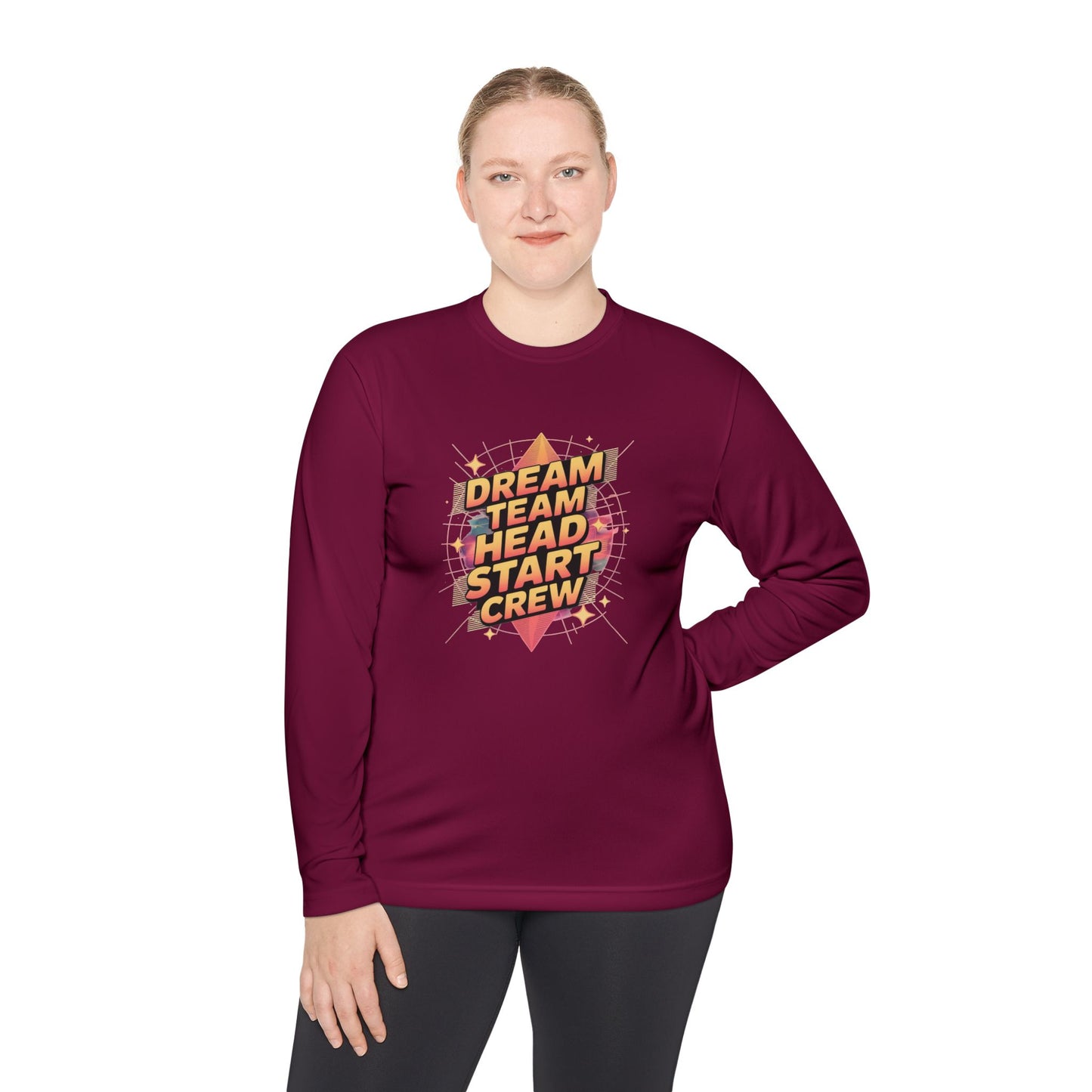 Dream Team Long Sleeve Tee - Lightweight Unisex Top, Perfect for Team Spirit, Casual Wear, Gift for Friends, Motivational Apparel