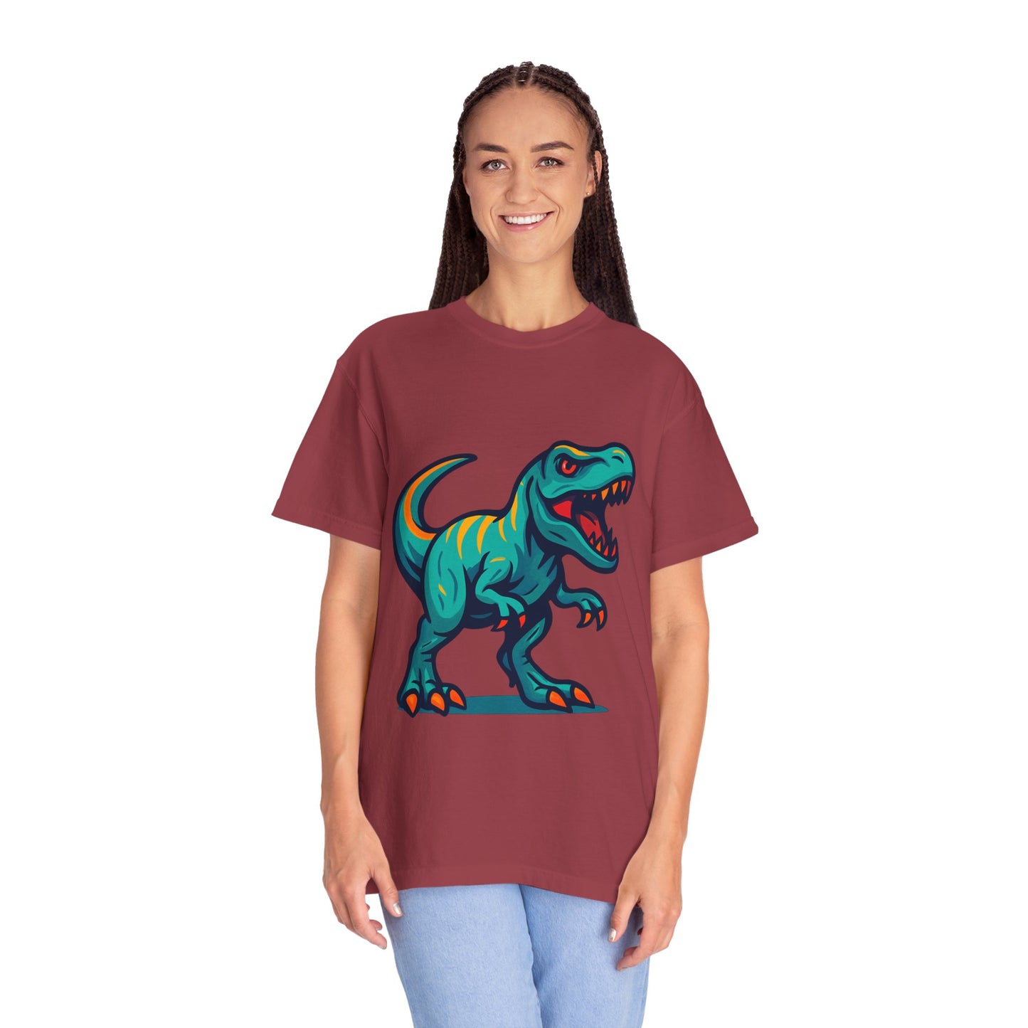Dinosaur T-Shirt | Fun Cartoon Dino Graphic Tee for Kids & Adults | Unisex Casual Apparel | Perfect Birthday & Holiday Gift