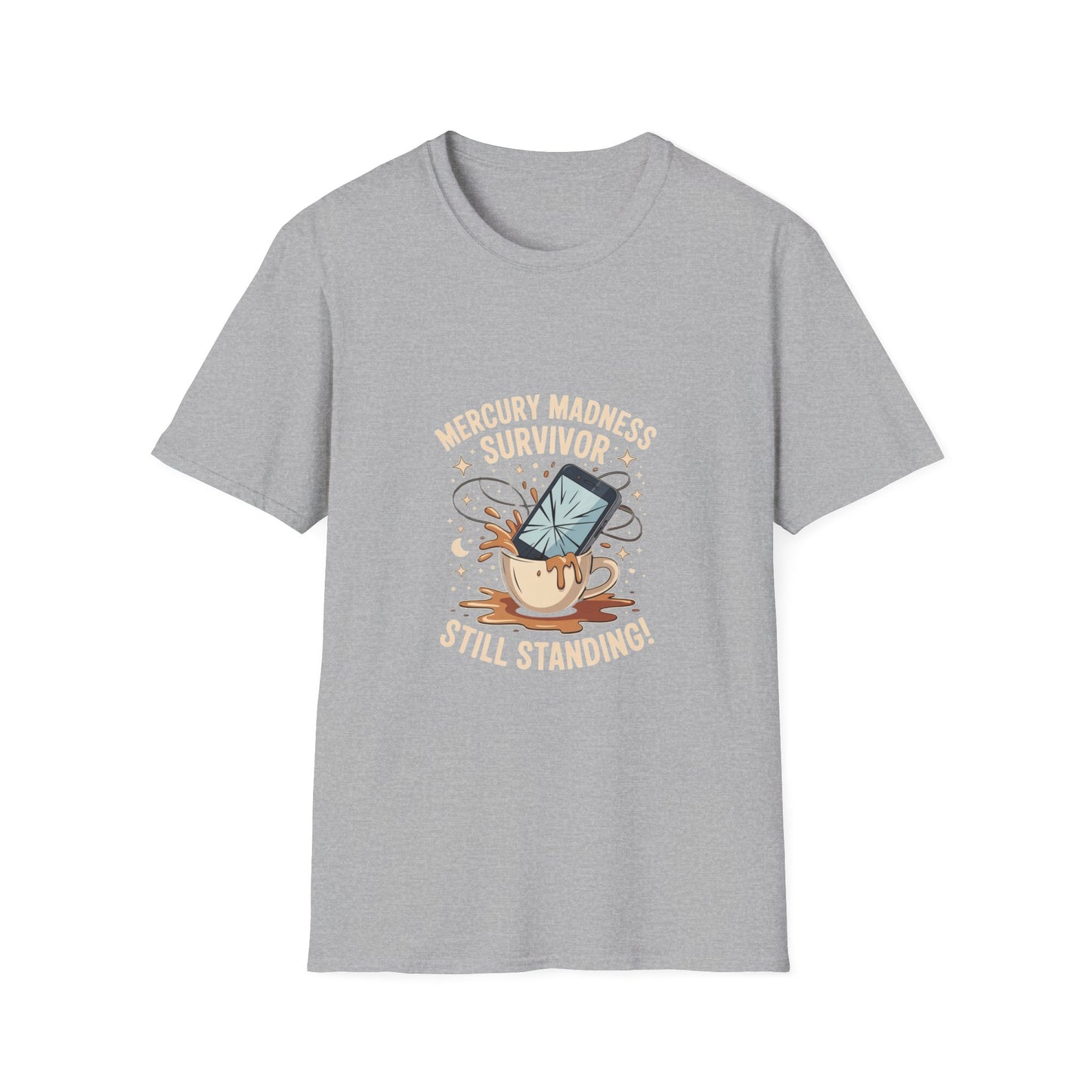 Mercury Madness Survivor T-Shirt, Astrology Tee, Unisex Graphic Tee, Cosmic Humor Tee, Horoscope Shirt, Gift for Astrology Lovers