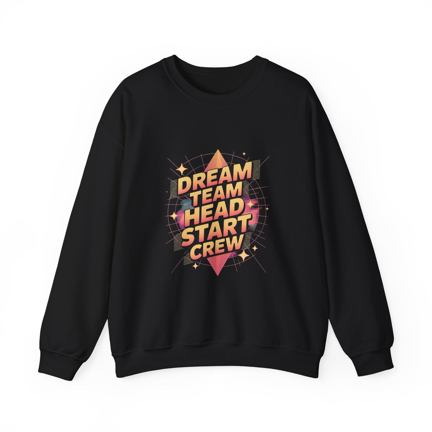 Dream Team Crew Sweatshirt for Motivational Vibes, Cozy Casual Wear, Gifts for Friends, Team Spirit Apparel, Unisex Fashion
