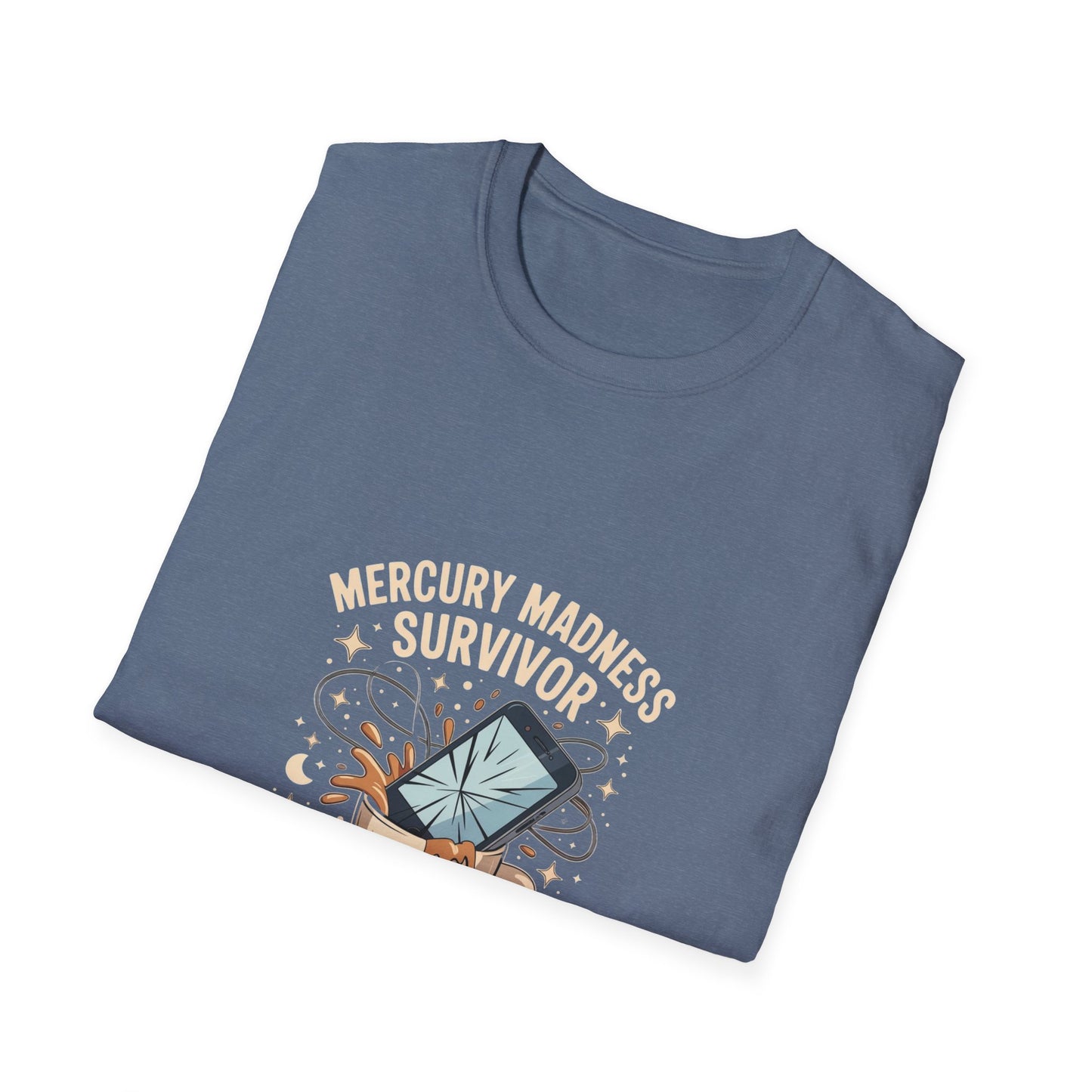Mercury Madness Survivor T-Shirt, Astrology Tee, Unisex Graphic Tee, Cosmic Humor Tee, Horoscope Shirt, Gift for Astrology Lovers