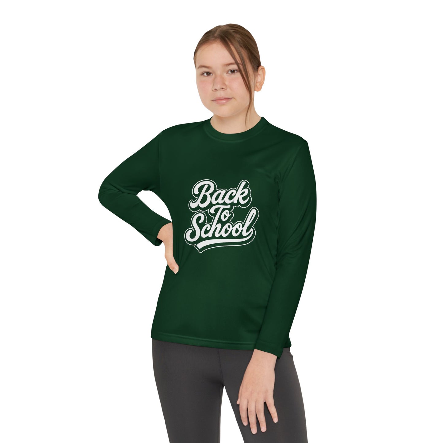 Youth Long Sleeve Back to School T-Shirt – Comfortable Kids Shirt, Stylish Student Apparel, Perfect for Everyday School Wear